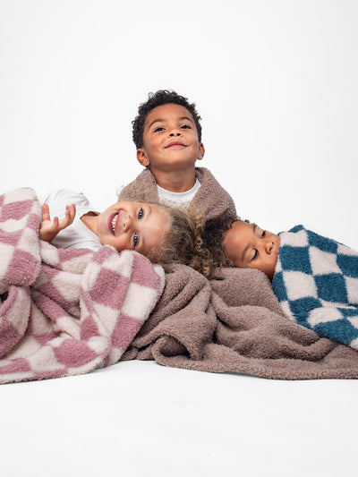 Plush blankets...now in sizes for the whole fam!