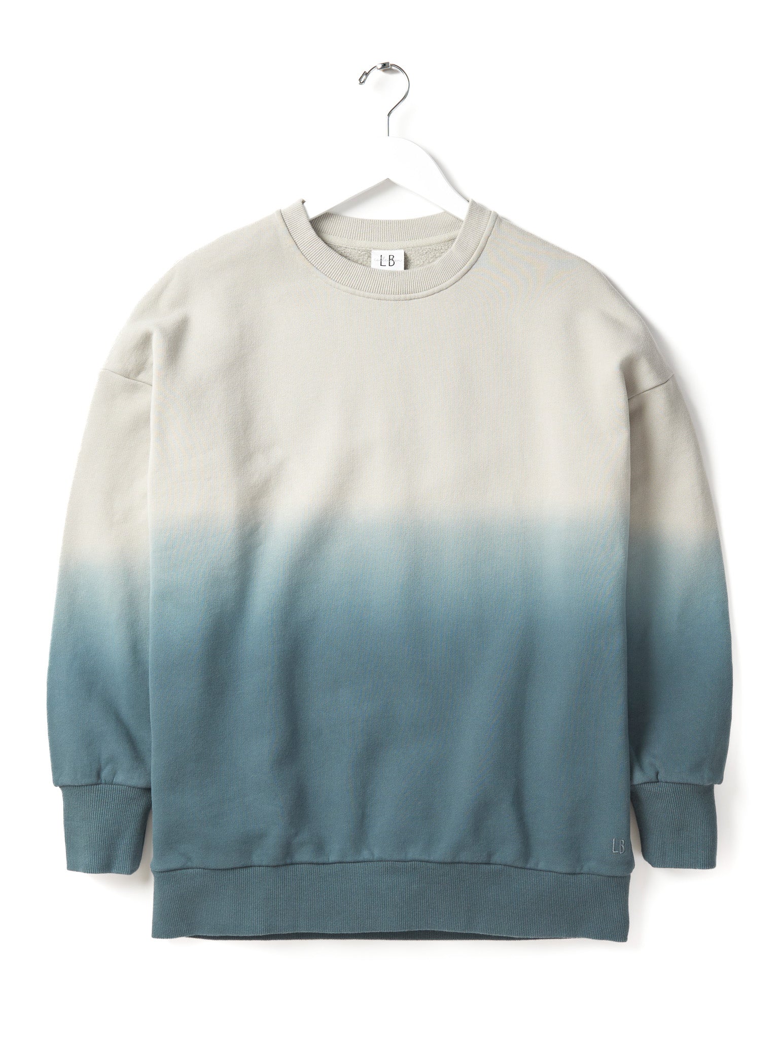 Blue ombre sweatshirt hotsell