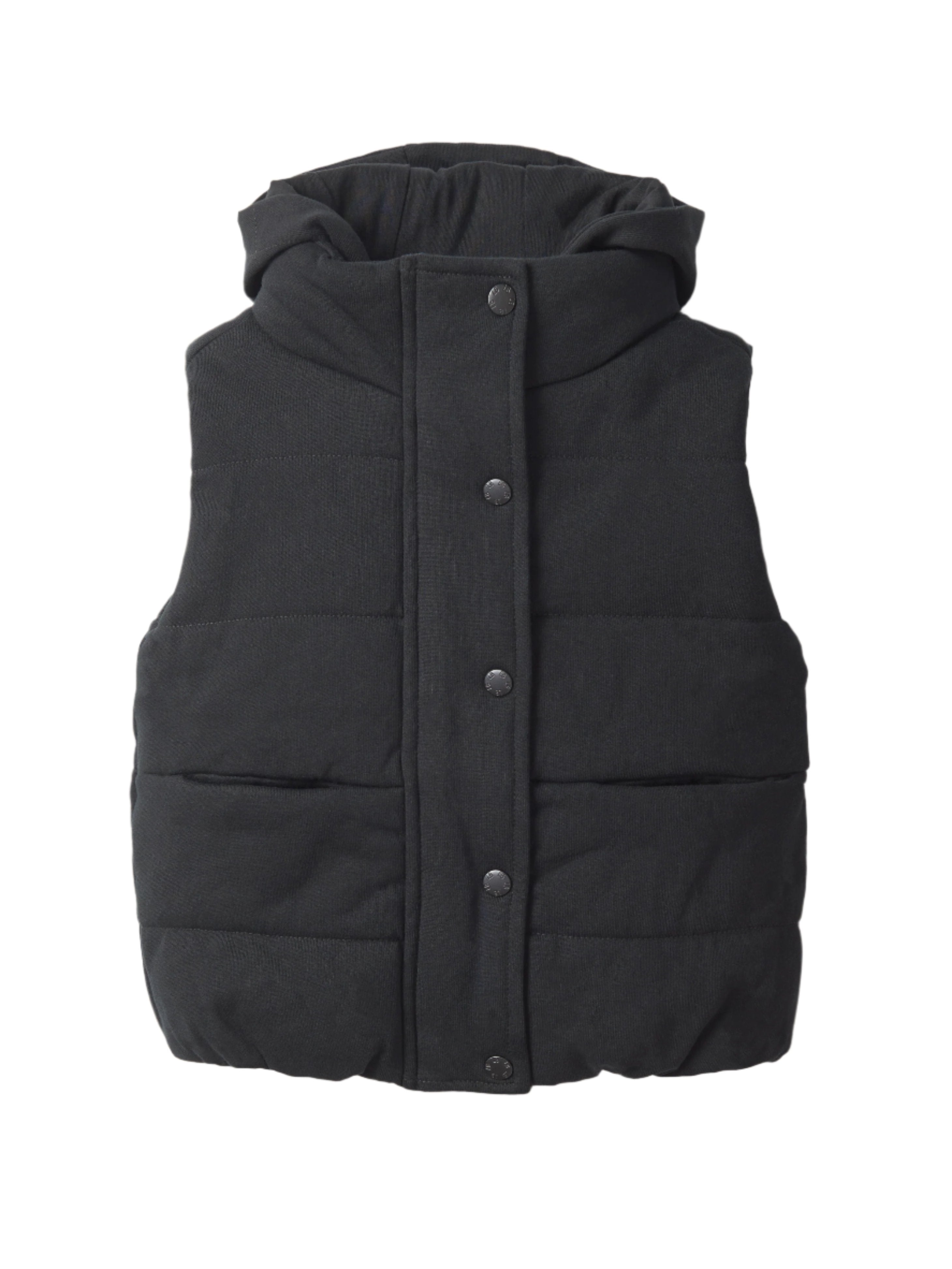 Kids black puffer vest best sale