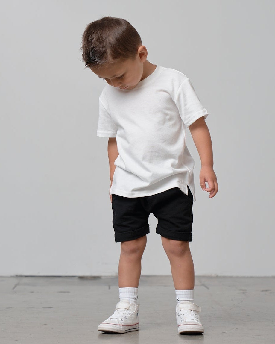 Kids Harem Shorts - Black - Little Bipsy