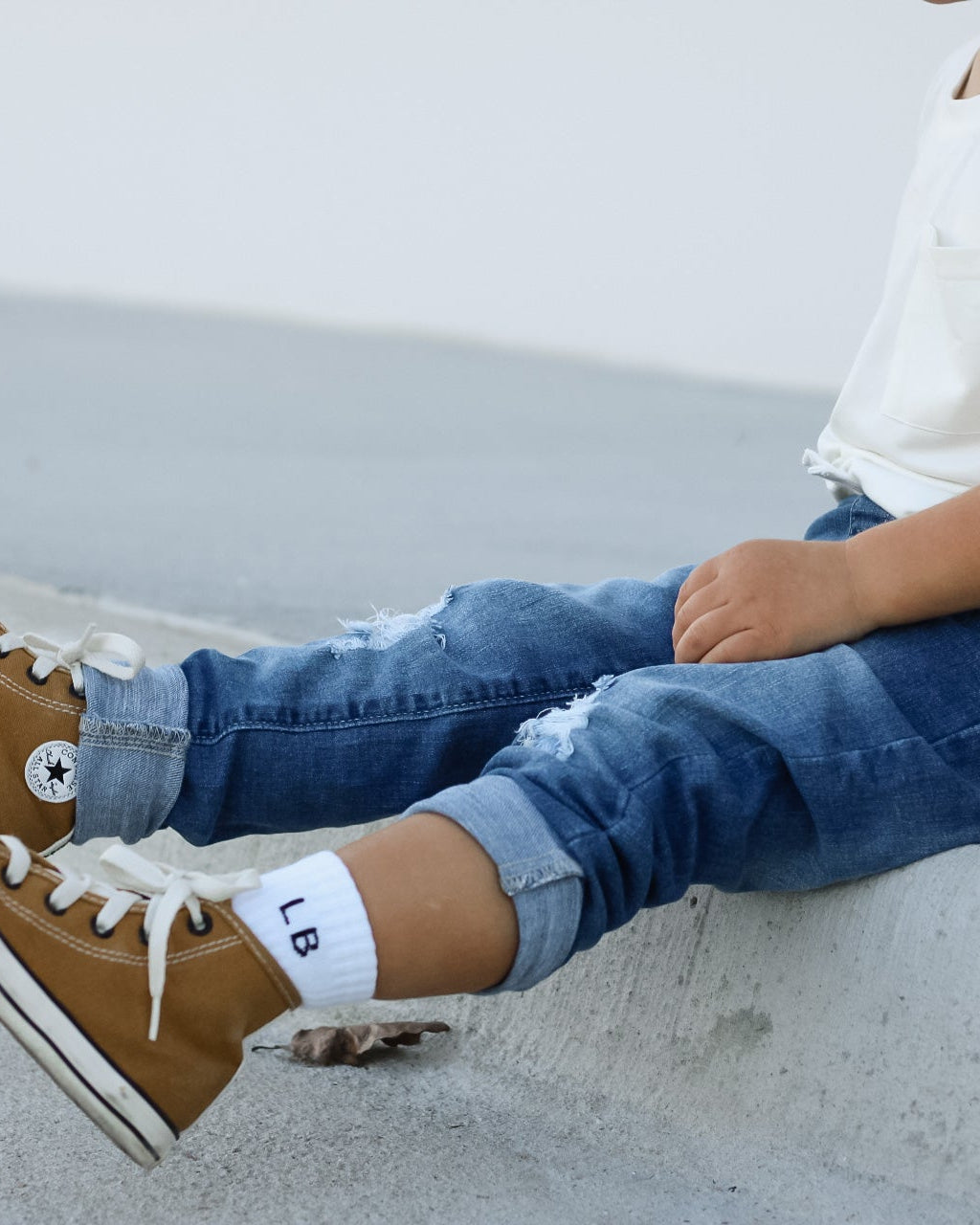 Sock 3-Pack - White - Little Bipsy Collection