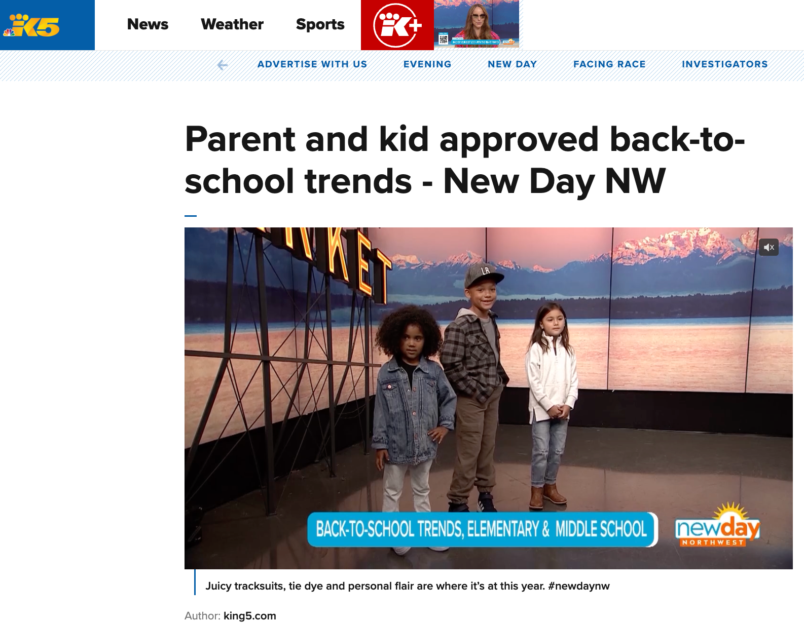 Little Bipsy Featured on New Day Northwest: Back-to-School Must-Haves