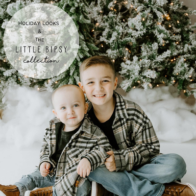 A Little Bipsy Holiday | Festive Family Photo Outfit Ideas