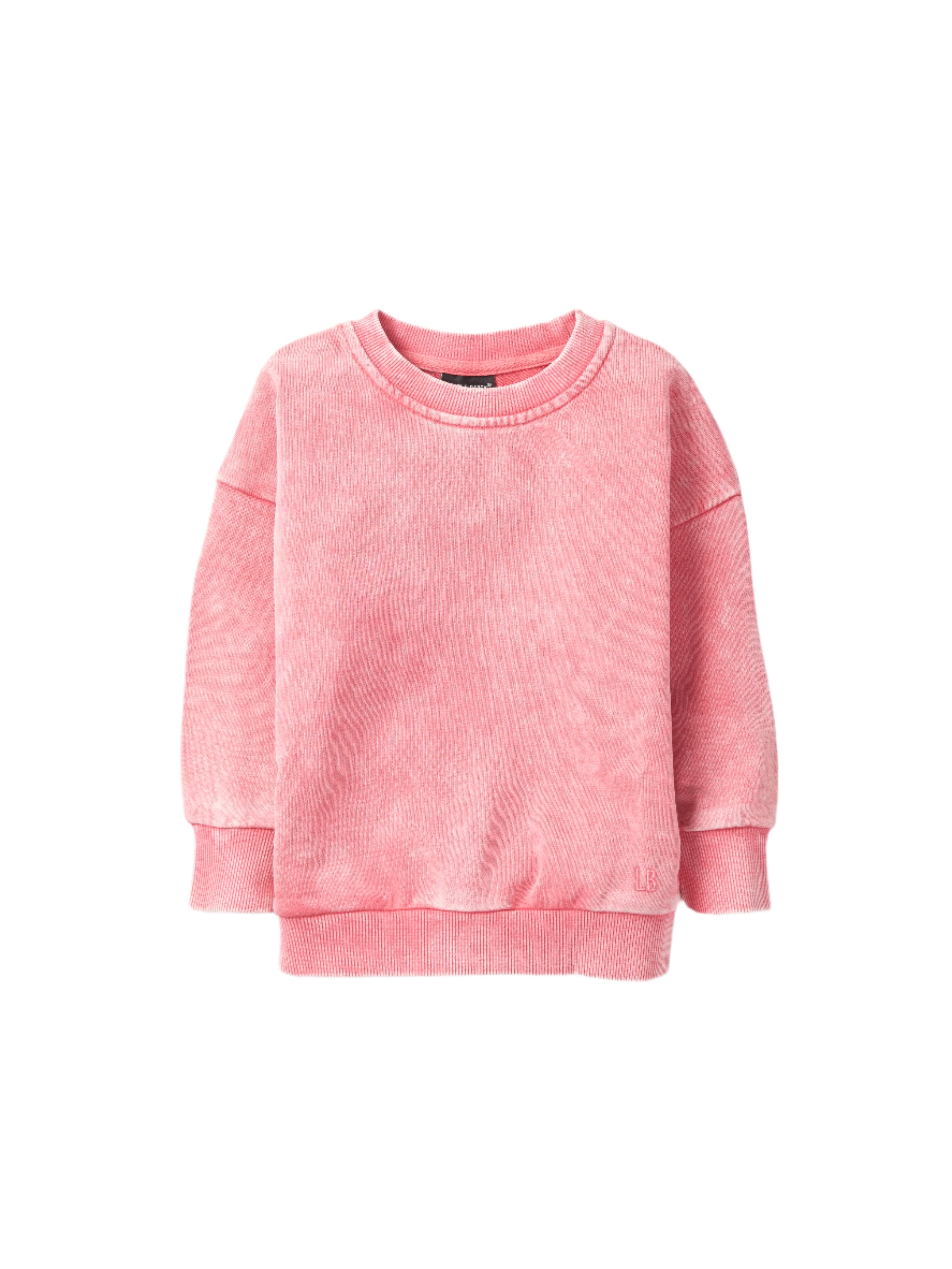 Washed Crewneck - Electric Pink