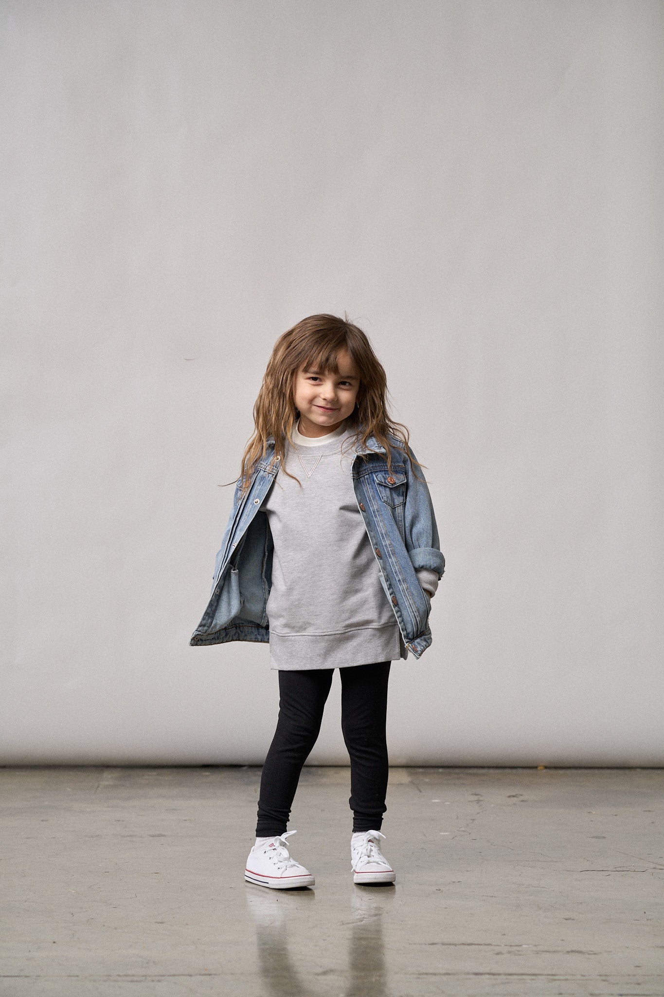 Kids Denim Jacket - Little Bipsy
