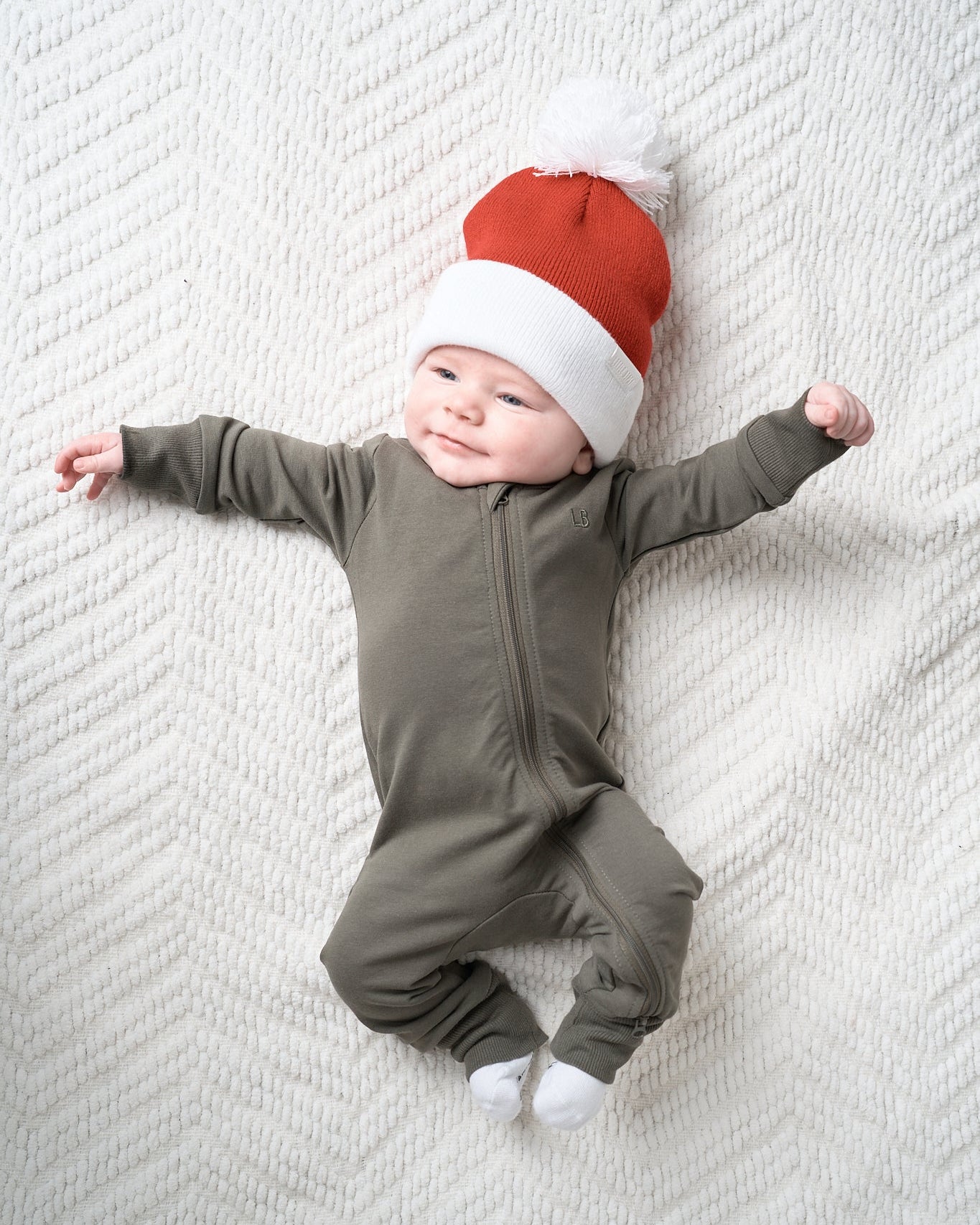 2-Way Zip Romper - Hunter