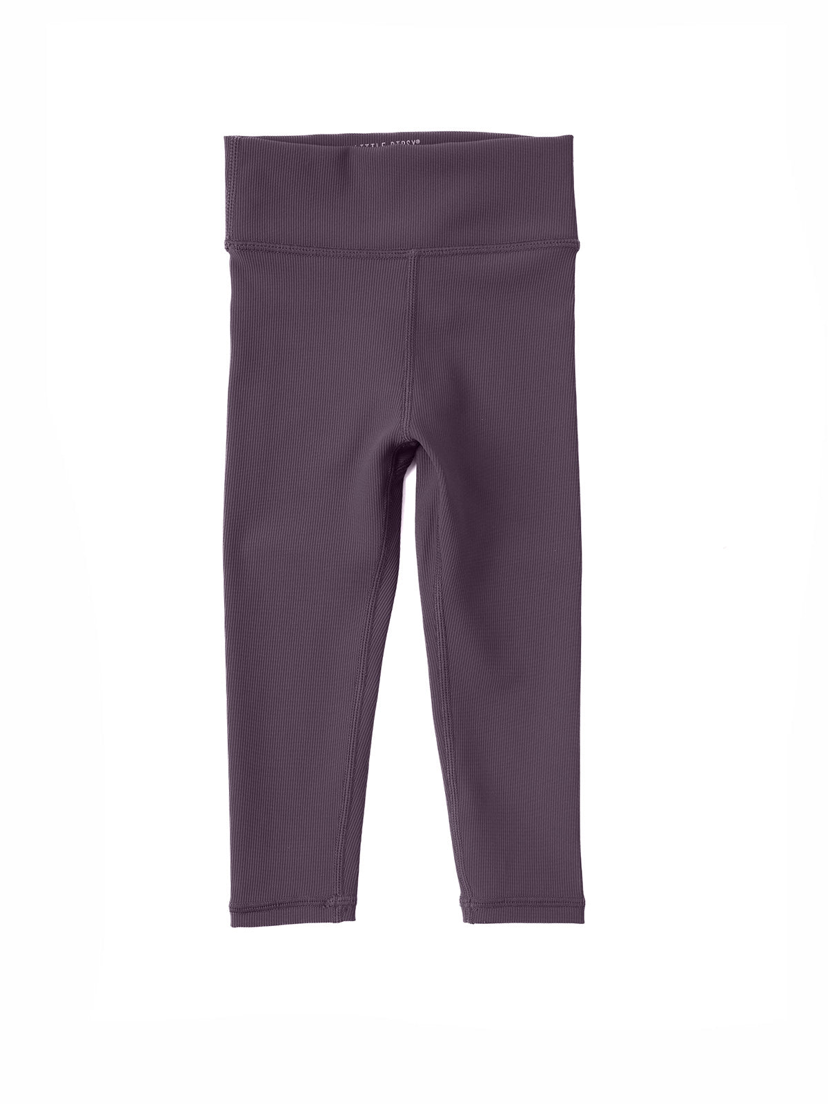 Athletic Ribbed Legging - Plum