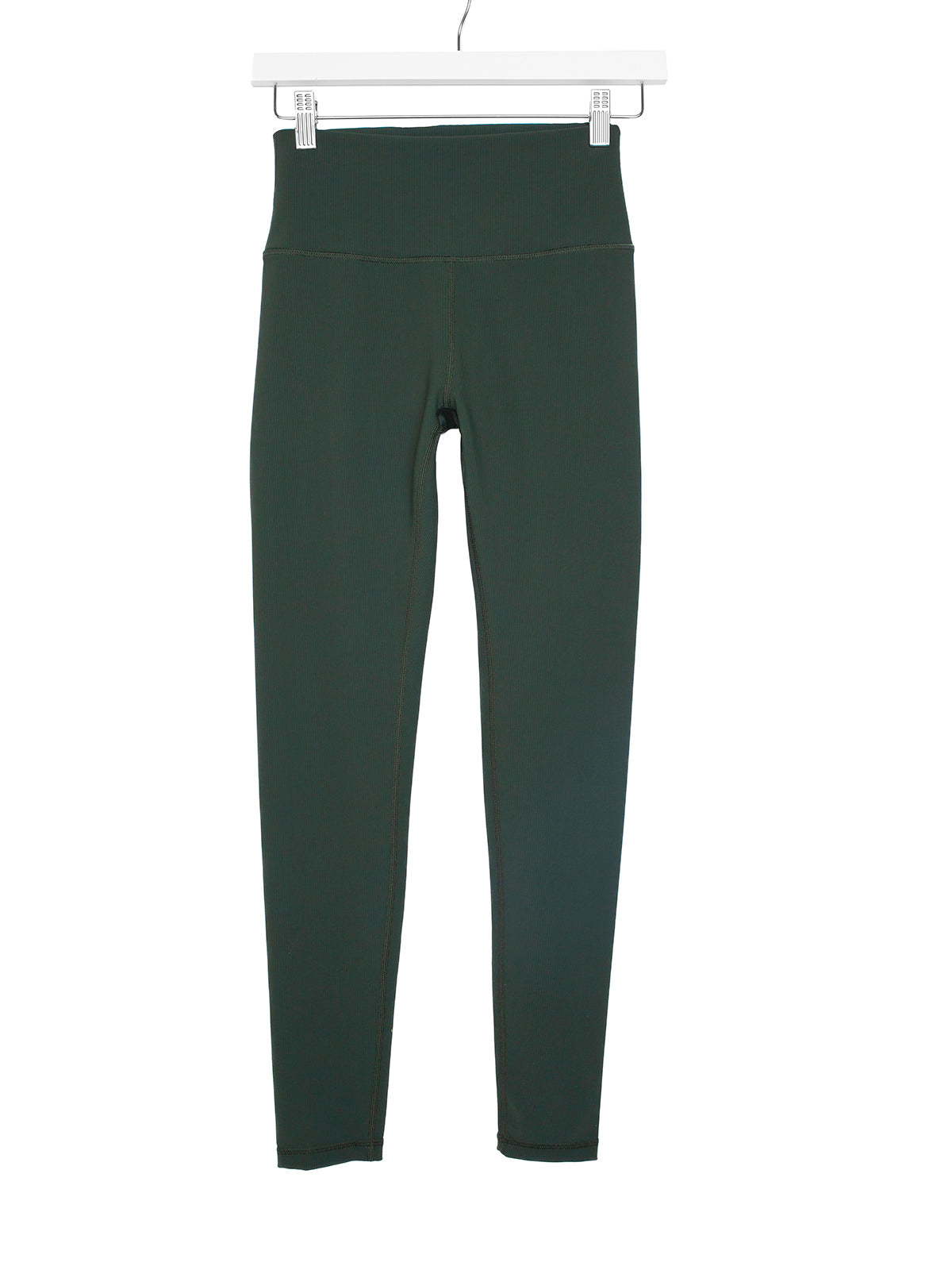 Women's Athletic Ribbed Legging - Forest