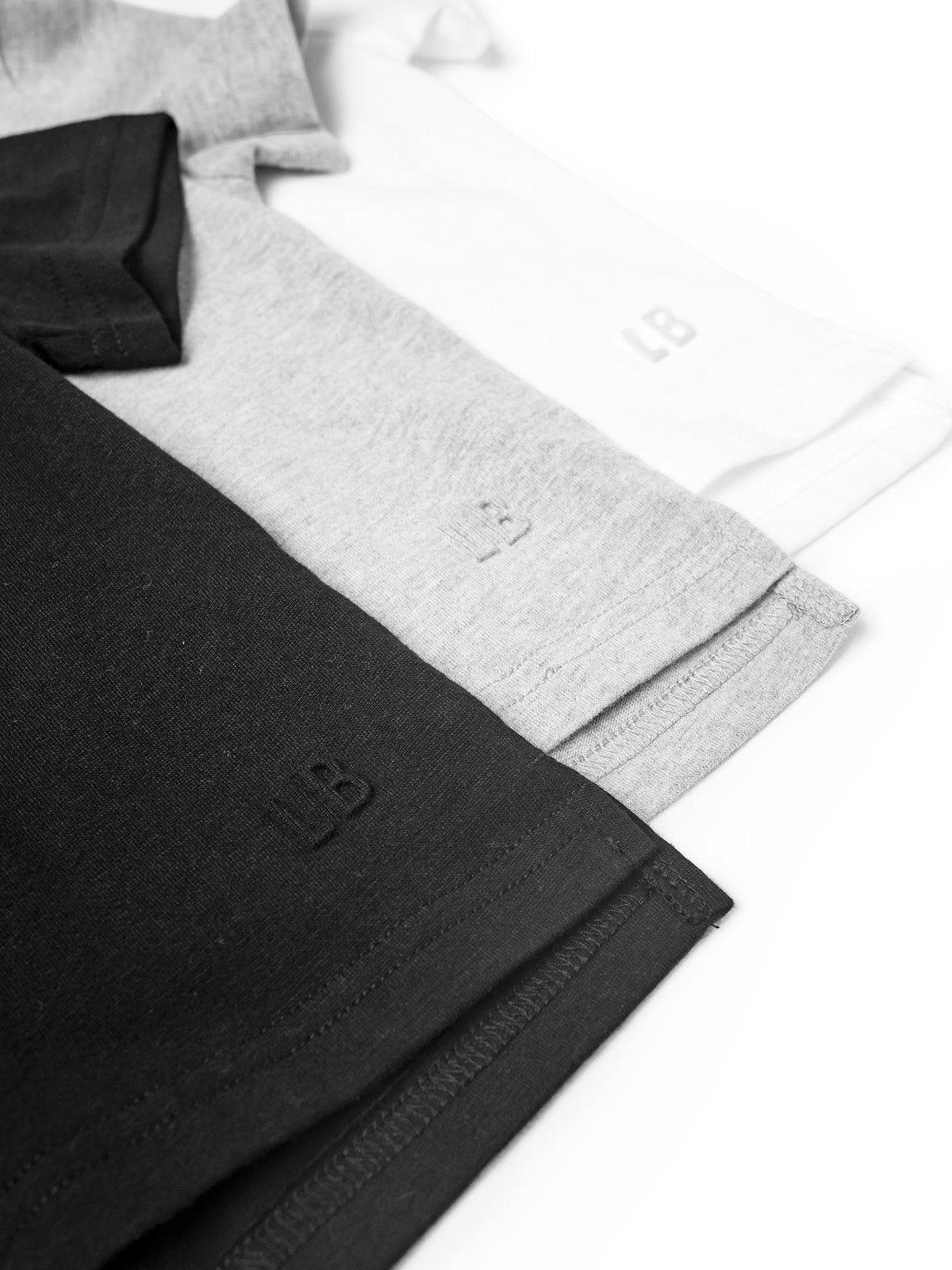 Elevated Tee 3-Pack - Monochrome - Little Bipsy Collection