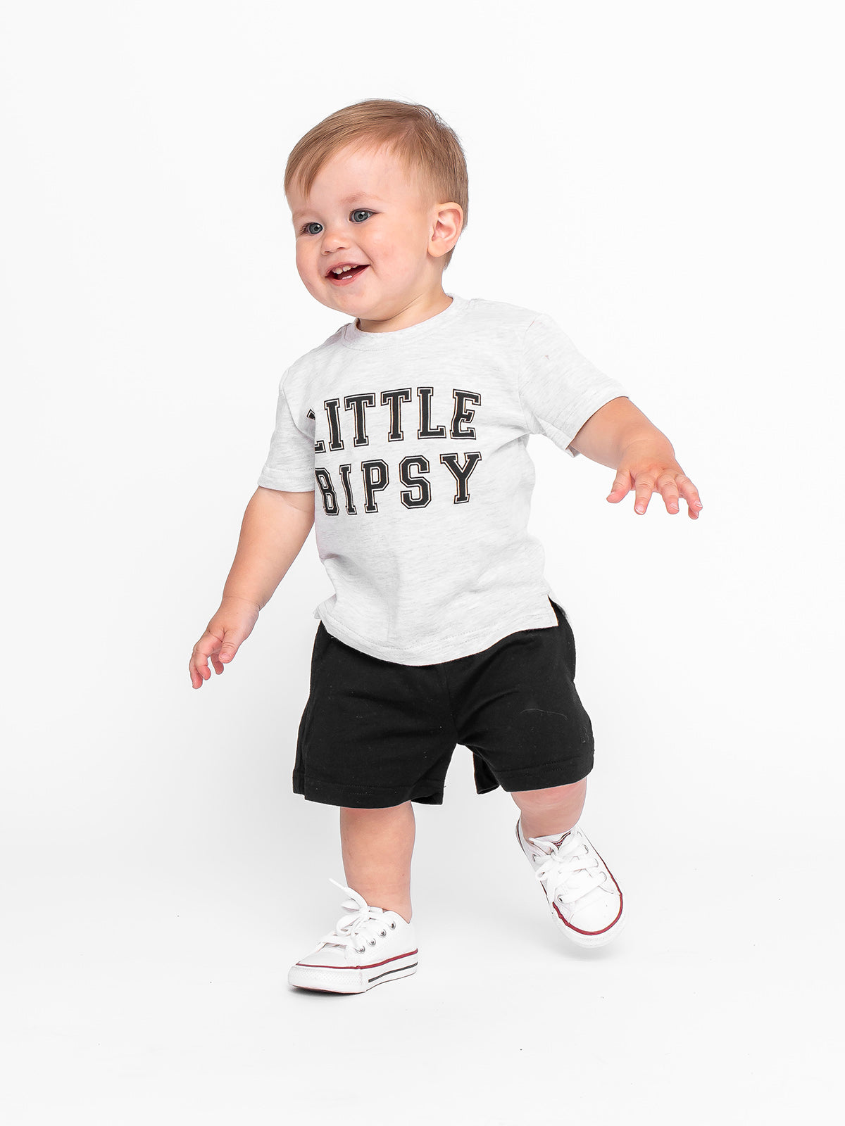 Baby LB Collegiate Tee - Grey