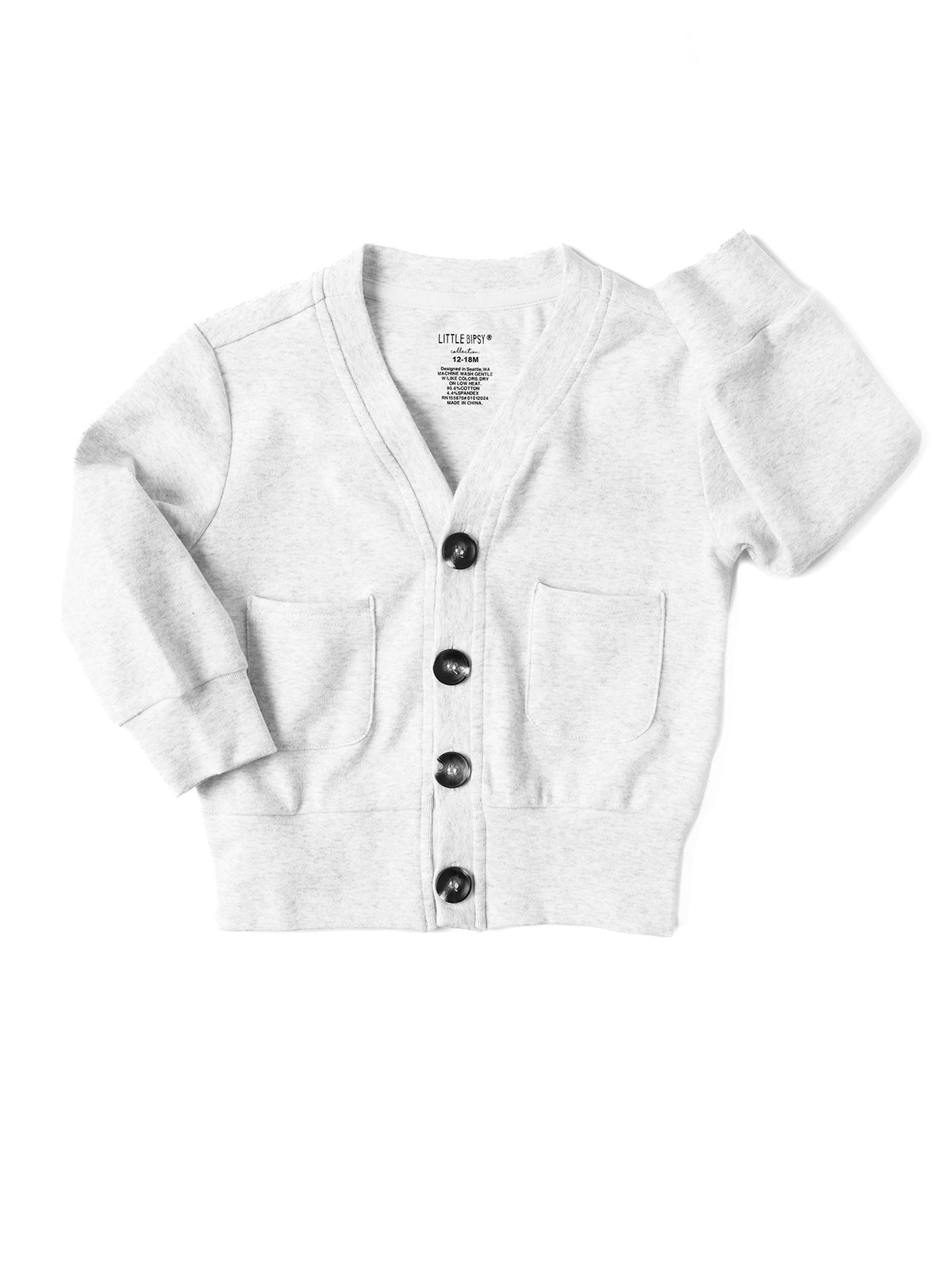 Cardigan - Heather Grey