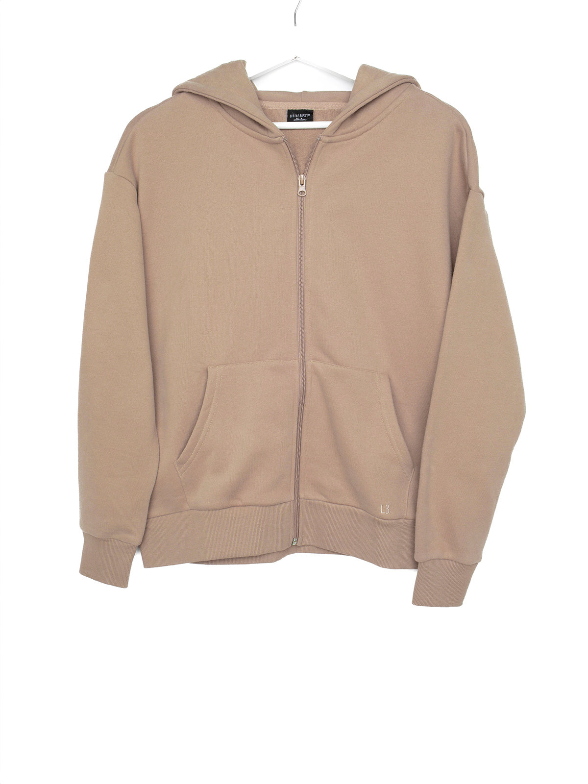 Adult Classic Zip Hoodie - Taupe