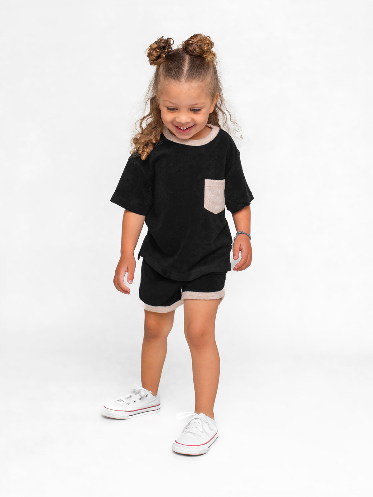 Terry Cloth Tee - Black