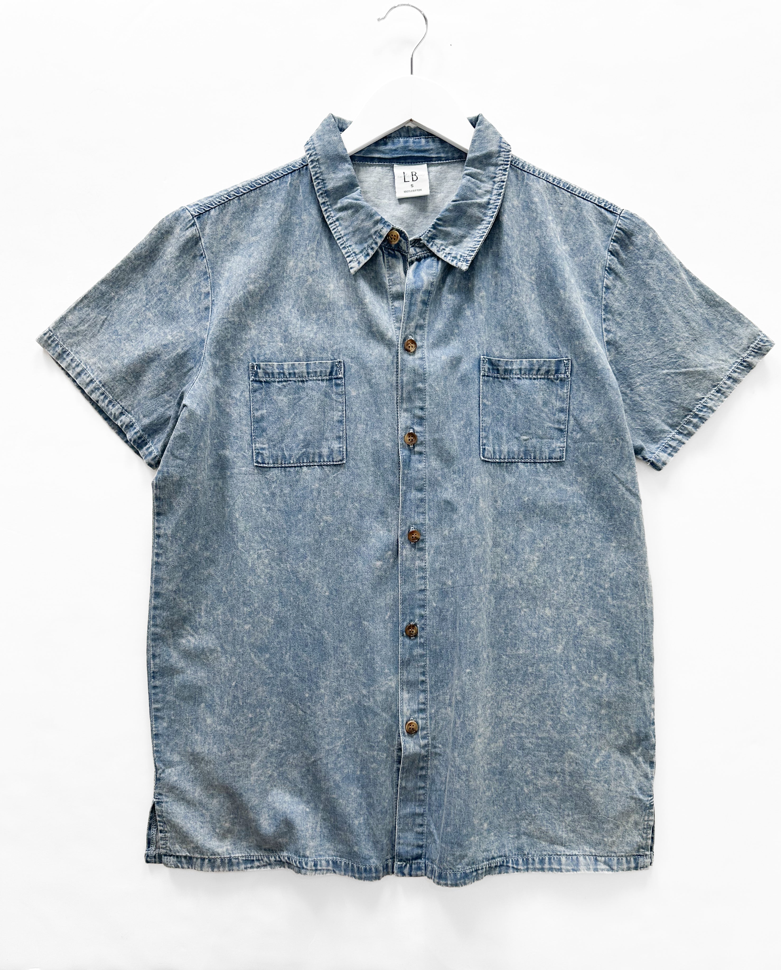 Men's Chambray Button Up