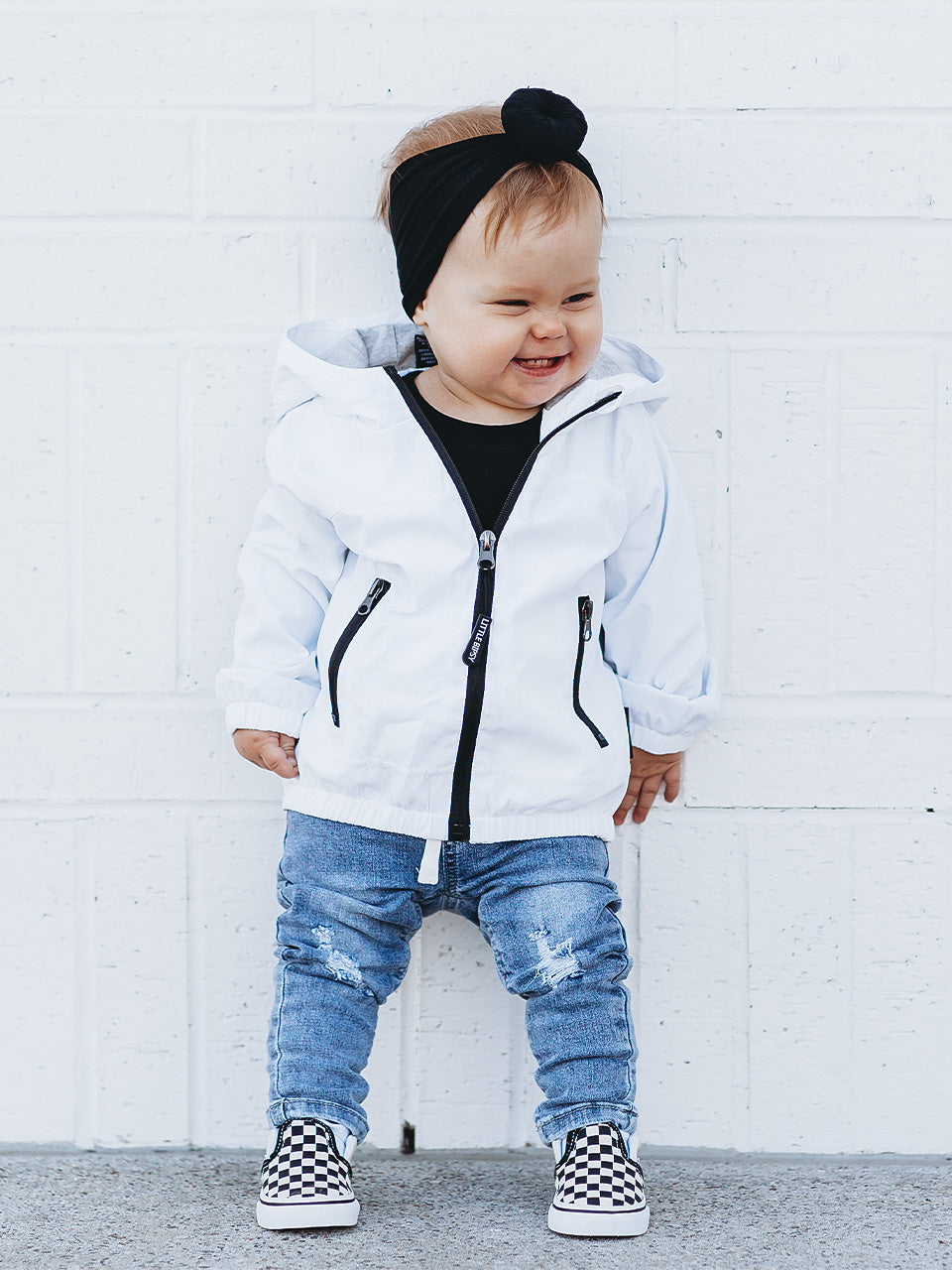 Baby Windbreaker - White