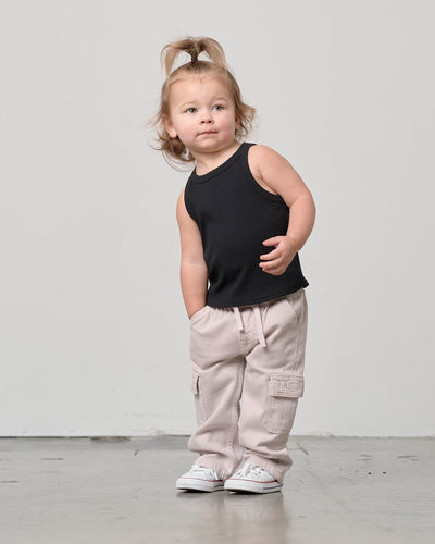 Cargo Denim Straight Leg - Purple Wash