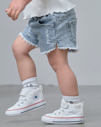 Denim Shorties - Light Wash