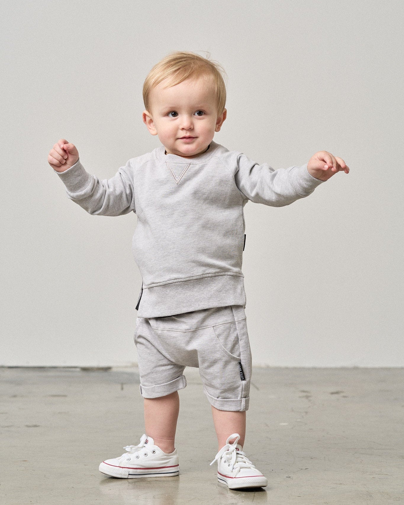 Baby Pullover - Grey
