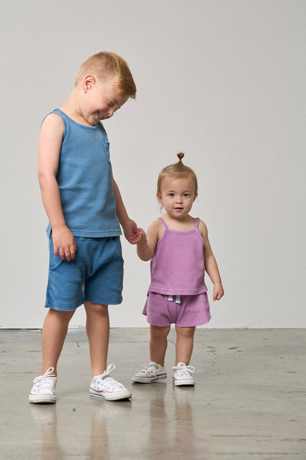 Imperfect Waffle Short - Purple