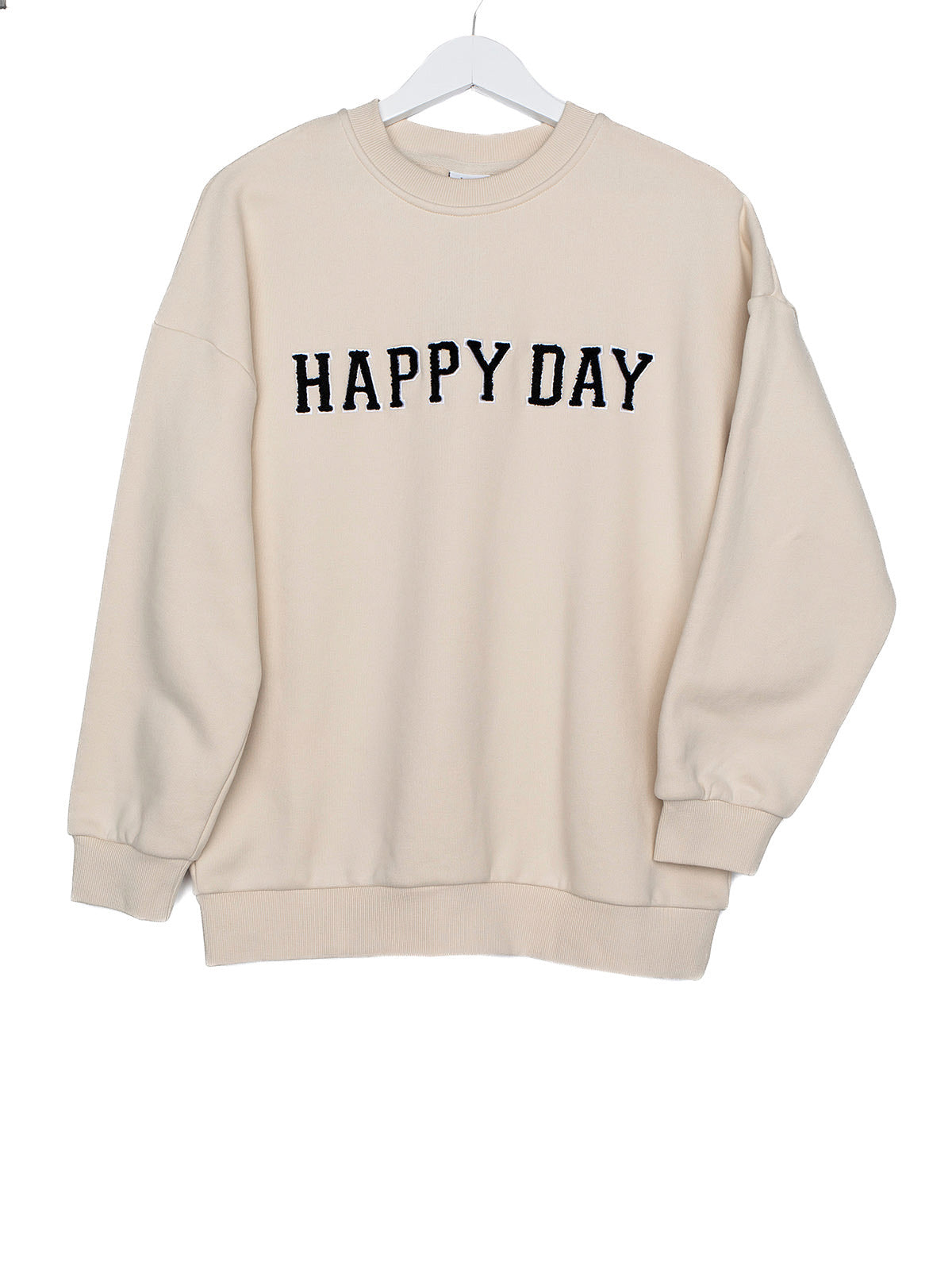 Adult "Happy Day" Crewneck - Sand