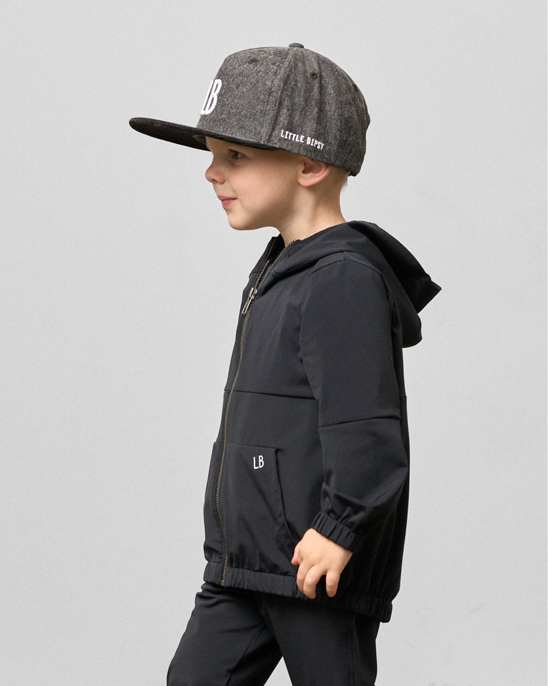 Snapback Hat - Dark Grey
