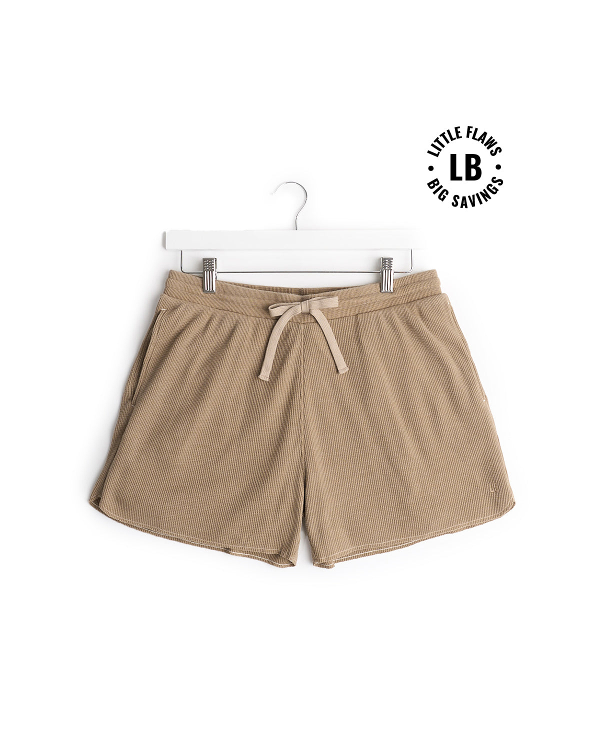 Adult Acid Wash Waffle Short - Mushroom
