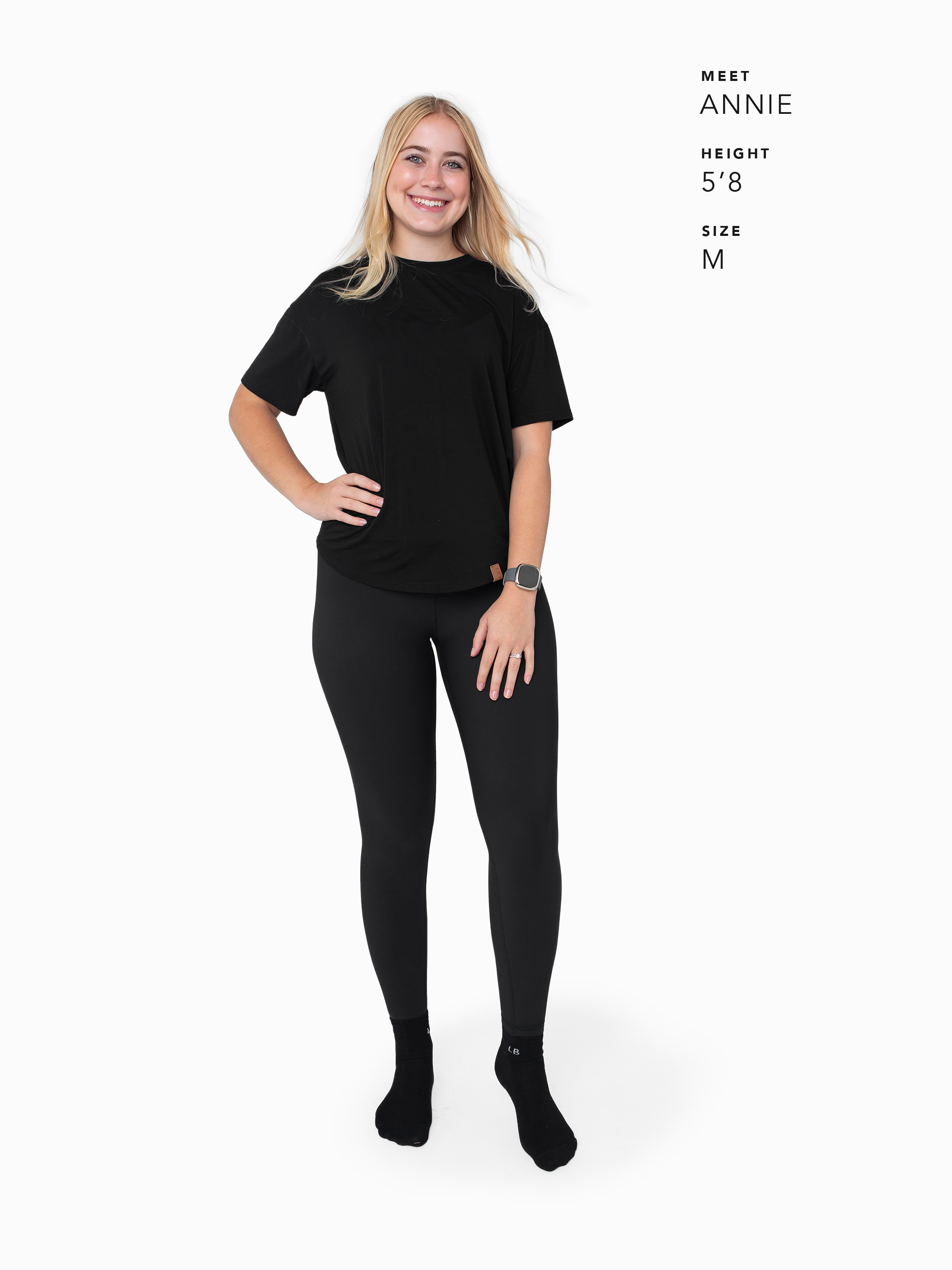 Women's Athletic Ribbed Legging - Black - Little Bipsy Collection