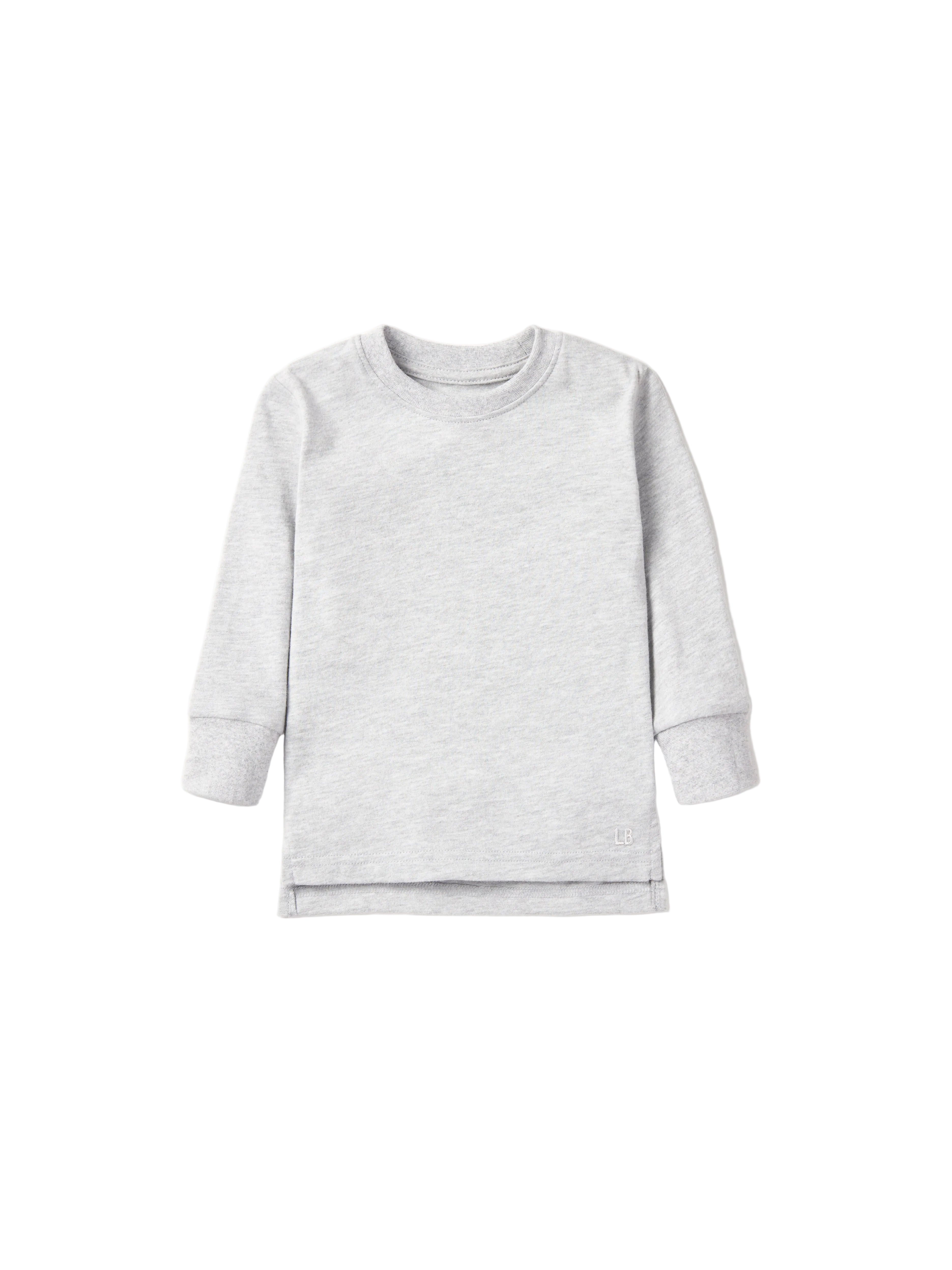 Long Sleeve Elevated Tee - Grey