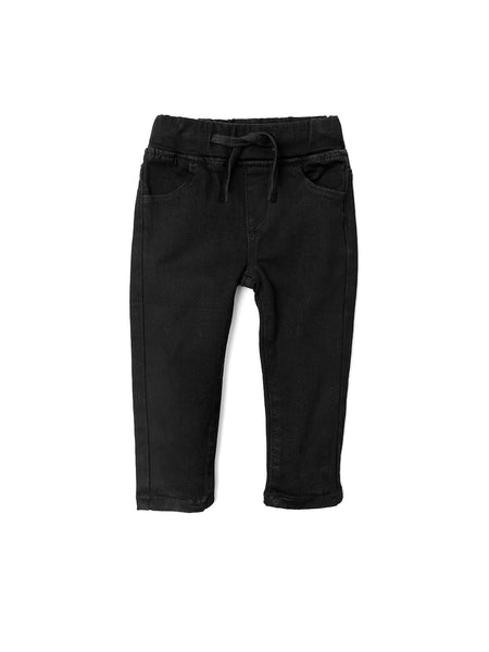 【AAKE】BYTEEN BLACK JEANS Ask About Me Stacked Skinny Jeans - Black | Fashion Nova
