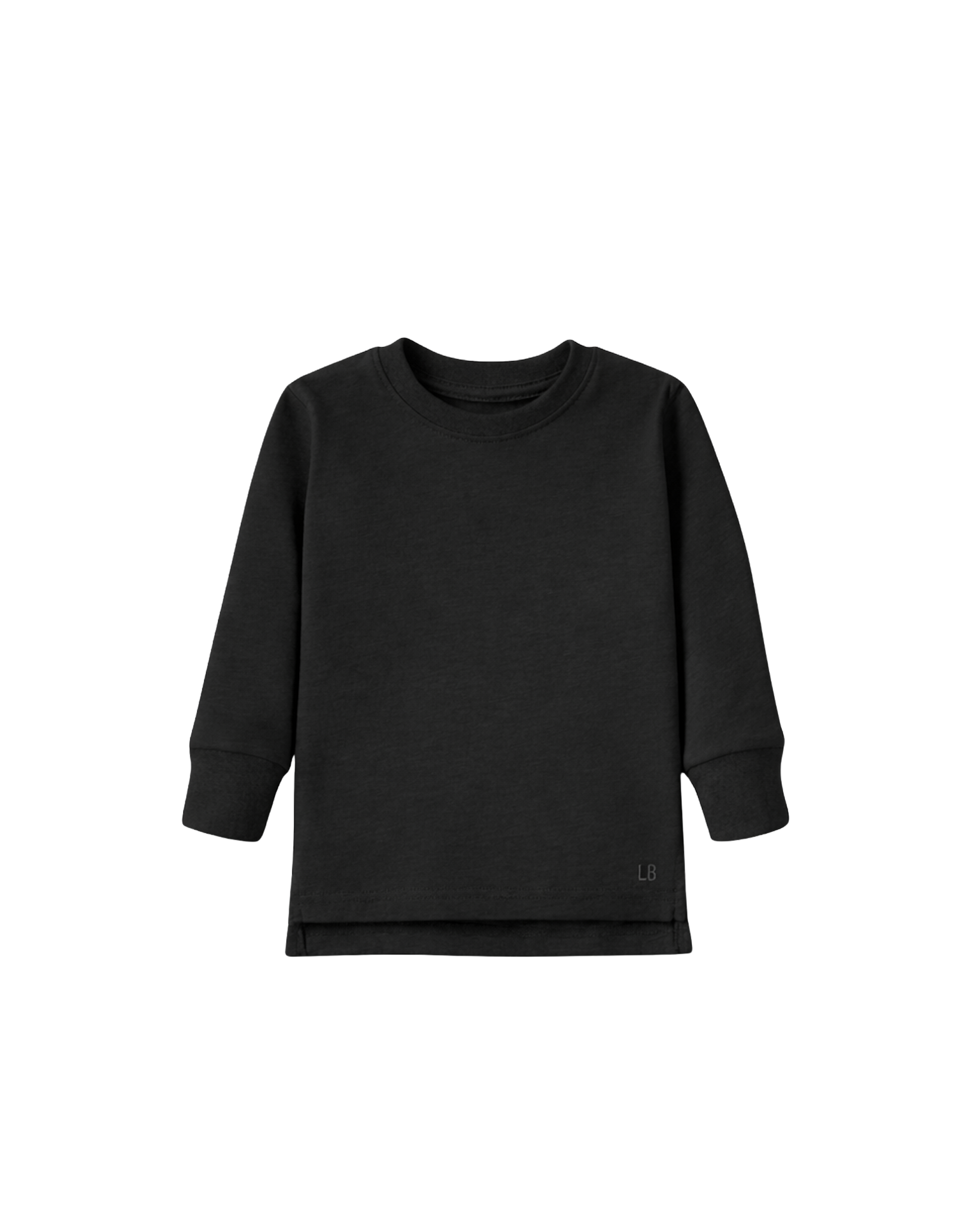 Long Sleeve Elevated Tee - Black