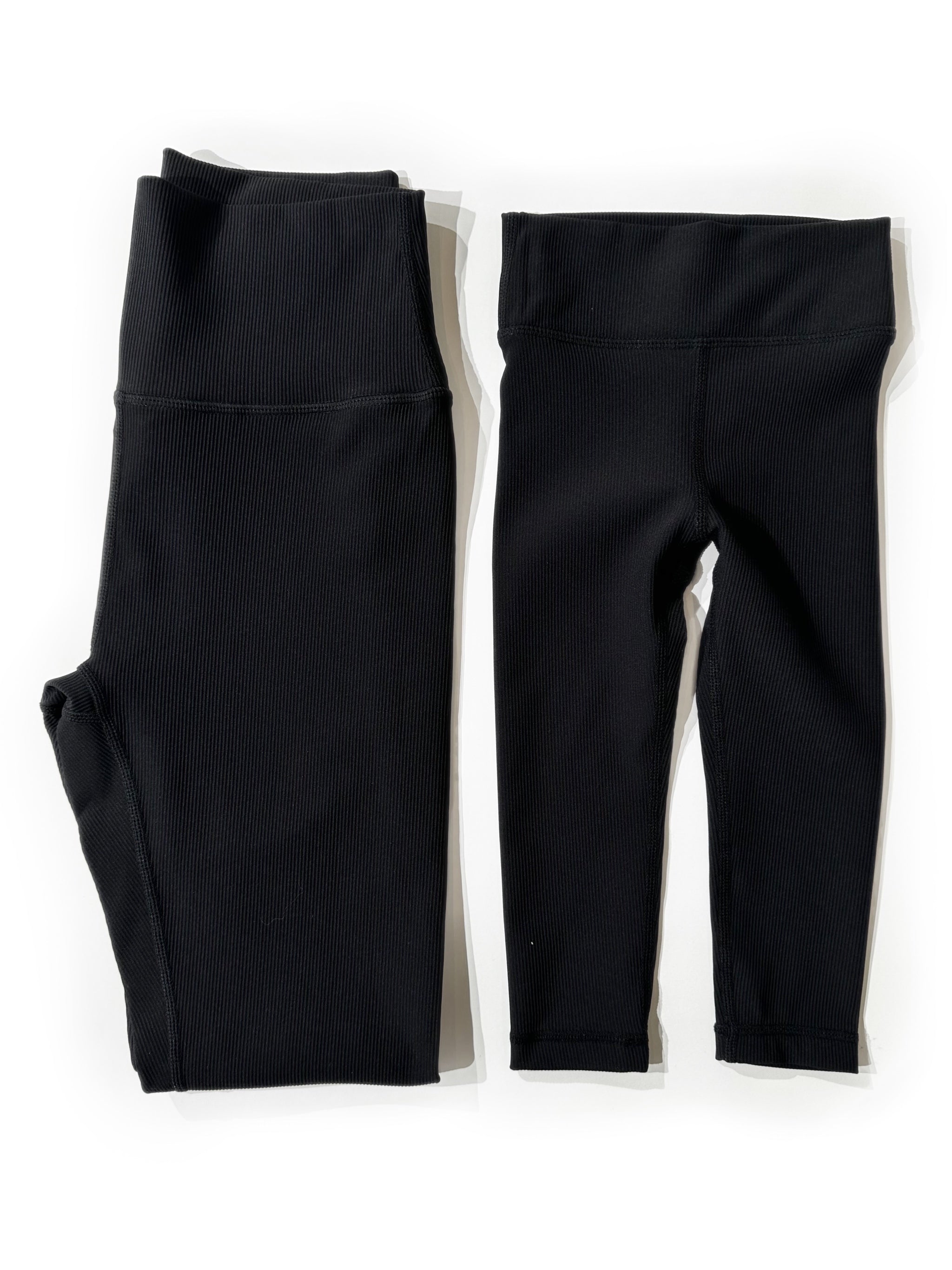 Athletic Ribbed Legging - Black - Little Bipsy Collection