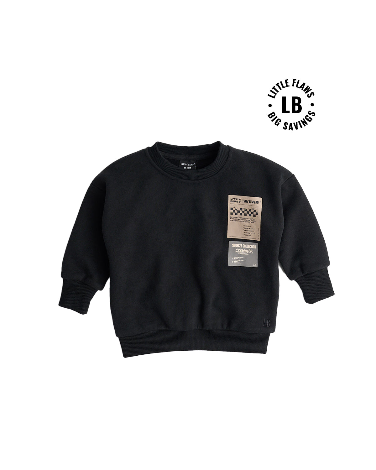 Core Values Elevated Crewneck - Black