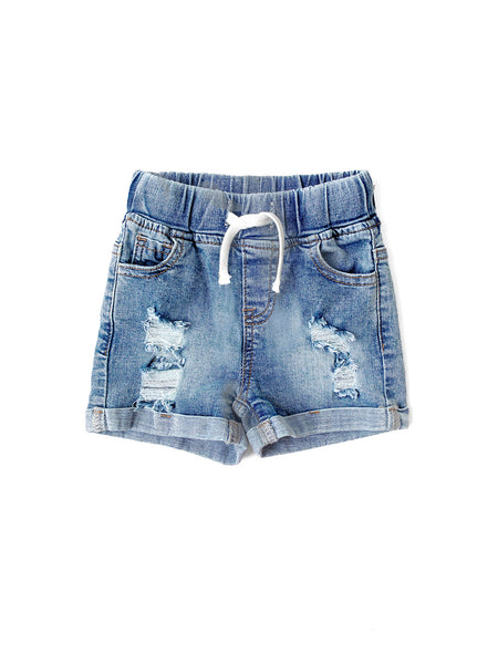 Little Bipsy Collection Distressed Denim Short 12 18M