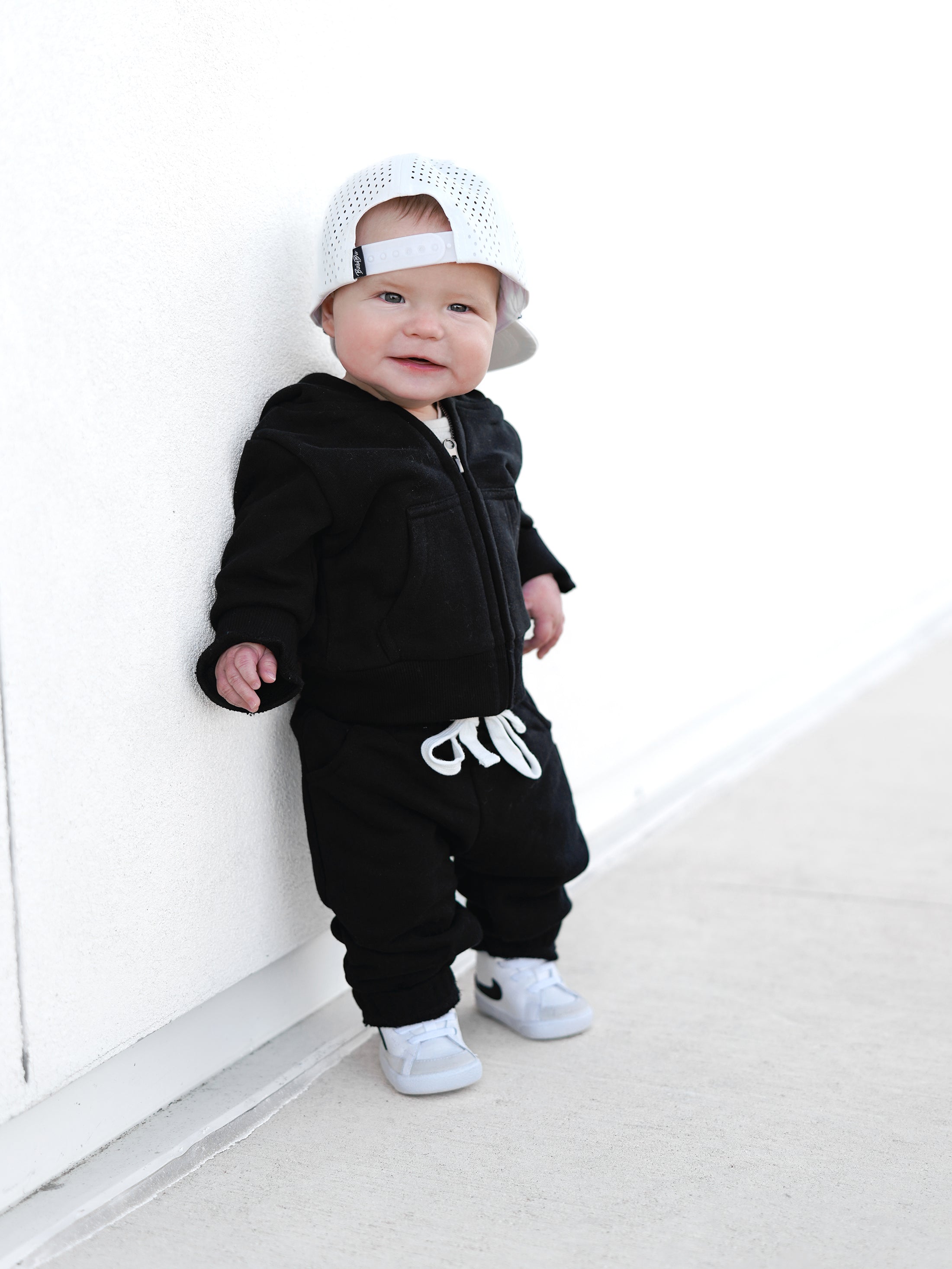 Baby Classic Zip Hoodie - Black