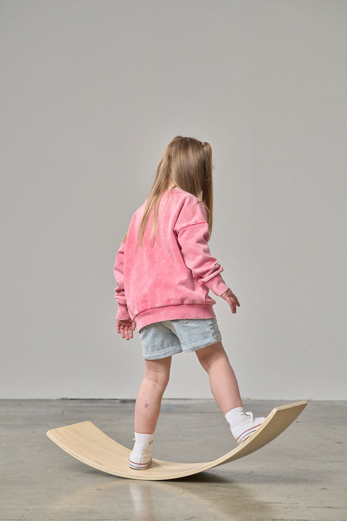 Washed Crewneck - Electric Pink