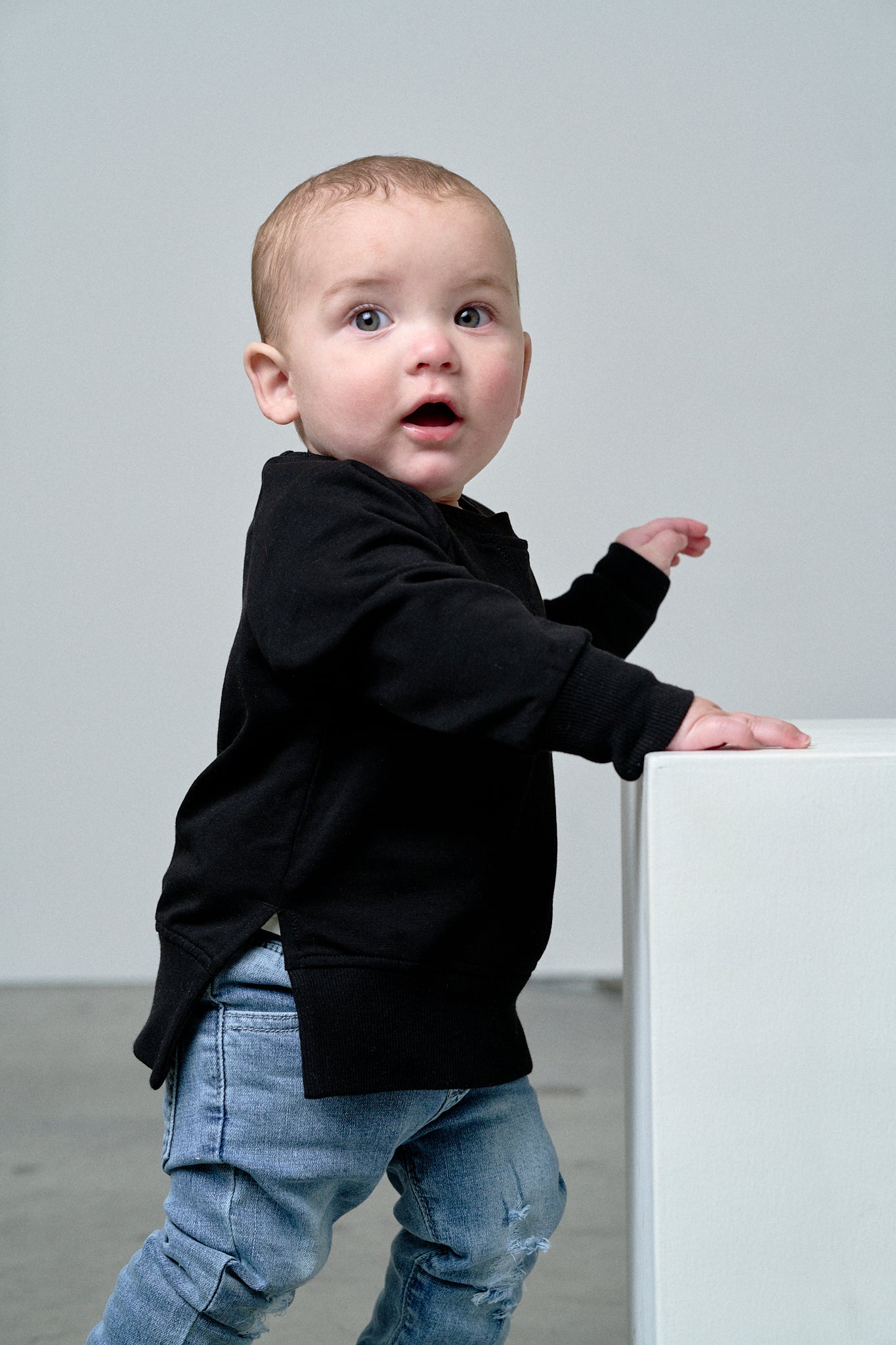 Baby Pullover - Black