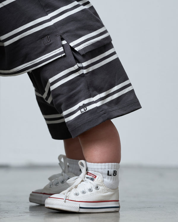 Everyday Short - Iron Stripe