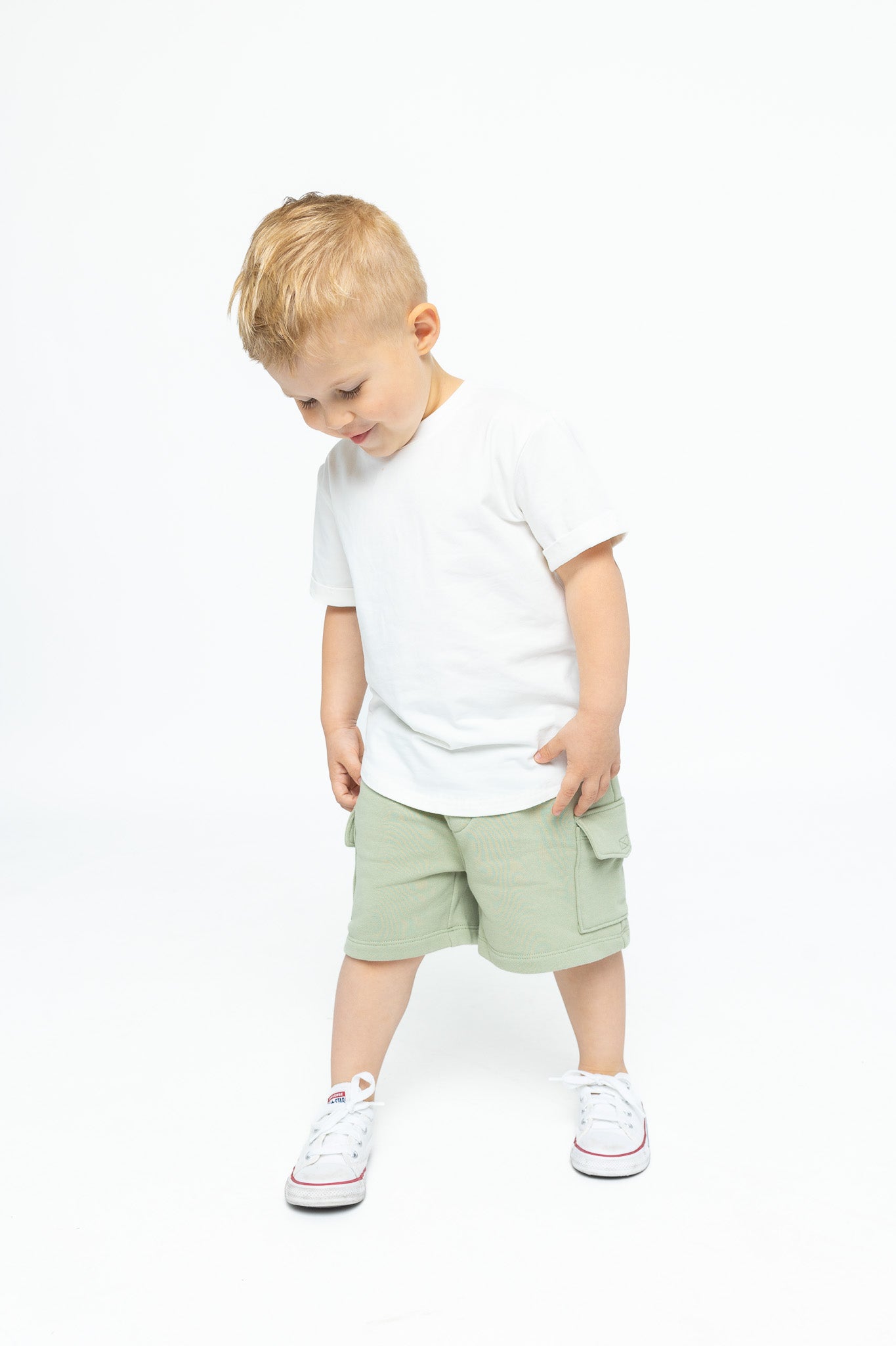 Cargo Sweatshort - Green