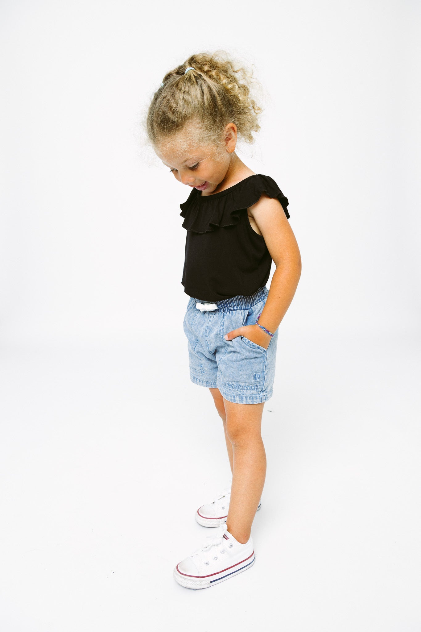 Girl's Chambray Short