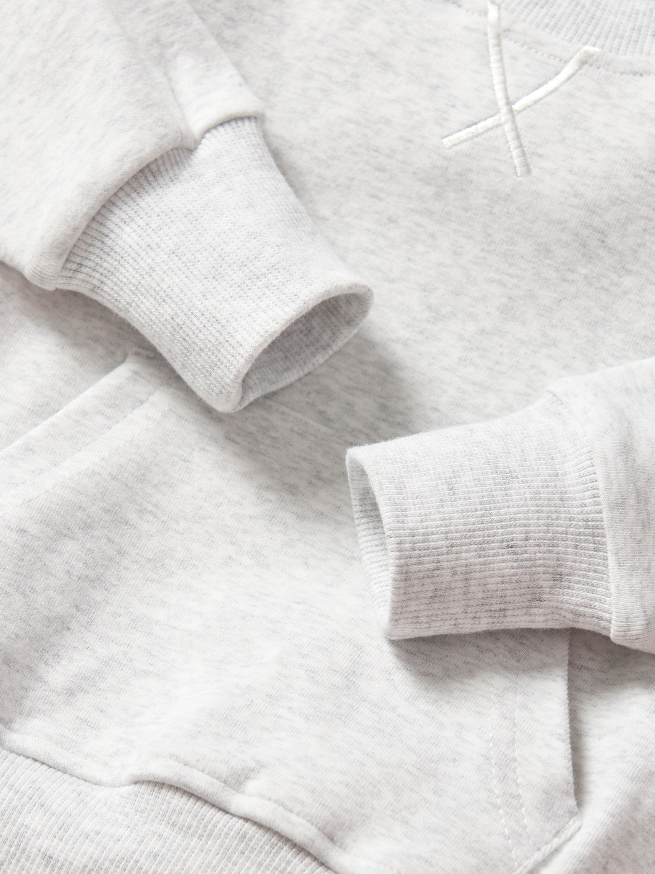 Pocket Pullover - Light Heather Grey