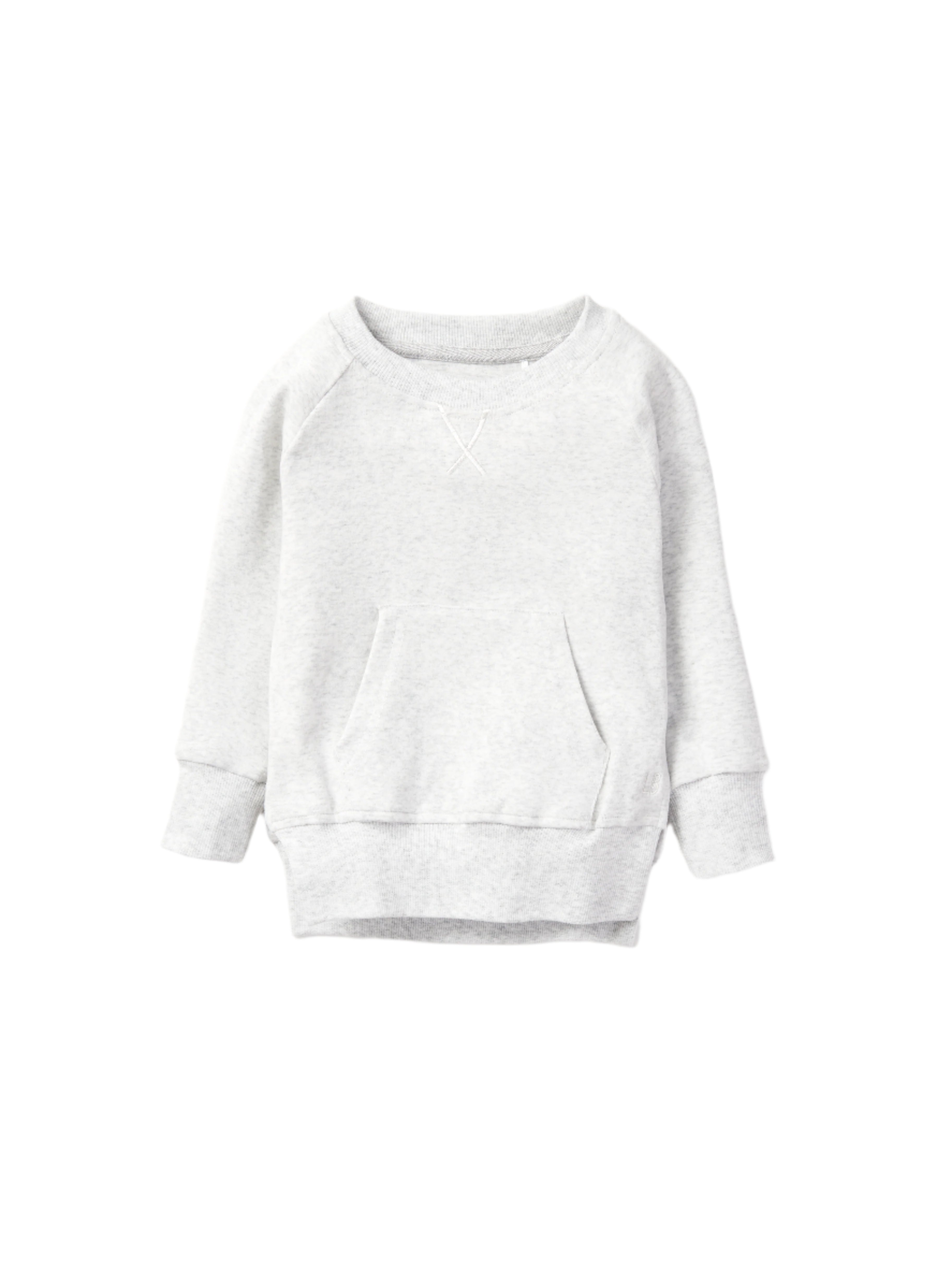 Pocket Pullover - Light Heather Grey