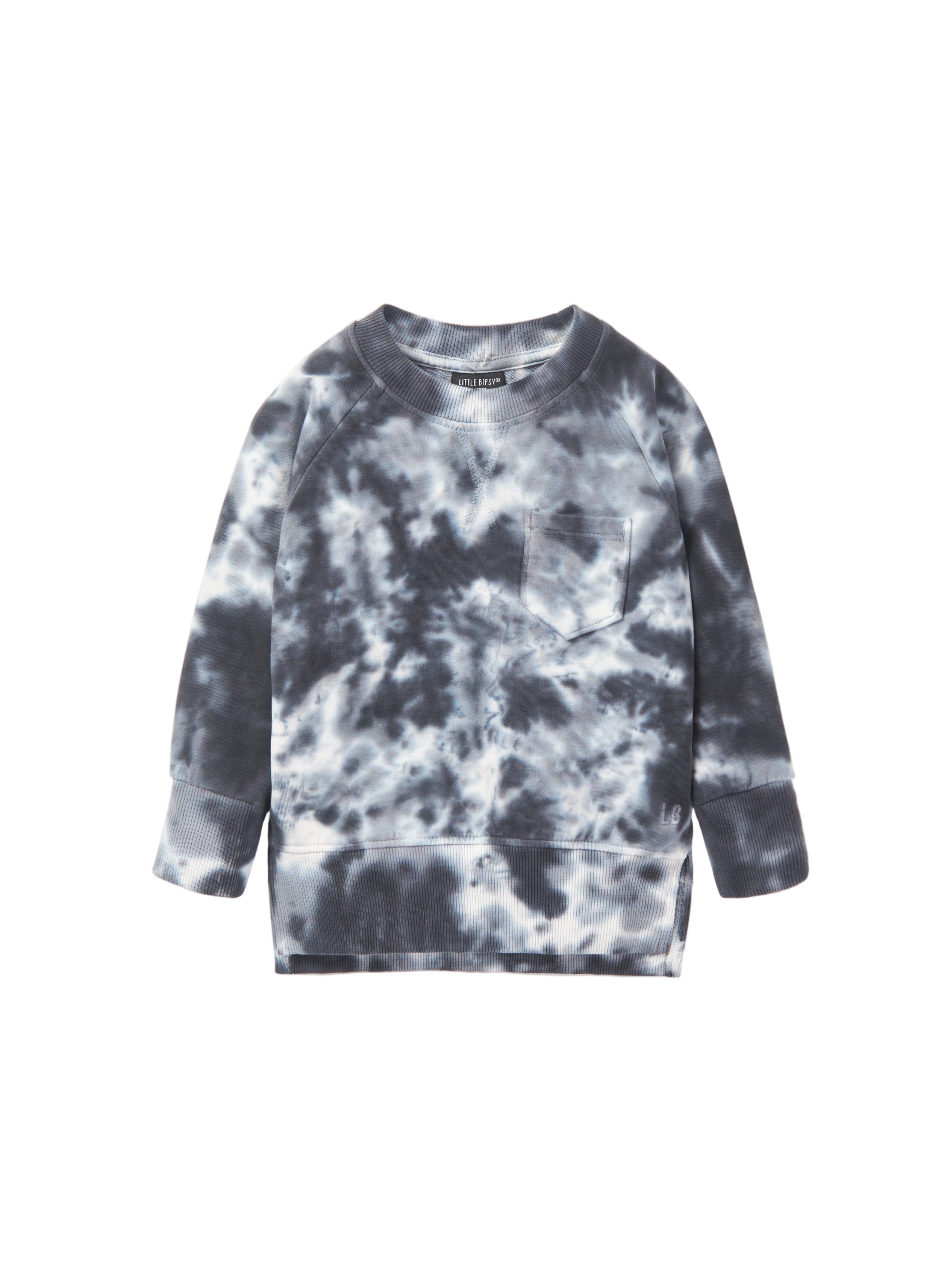 Marble Pullover - Blue