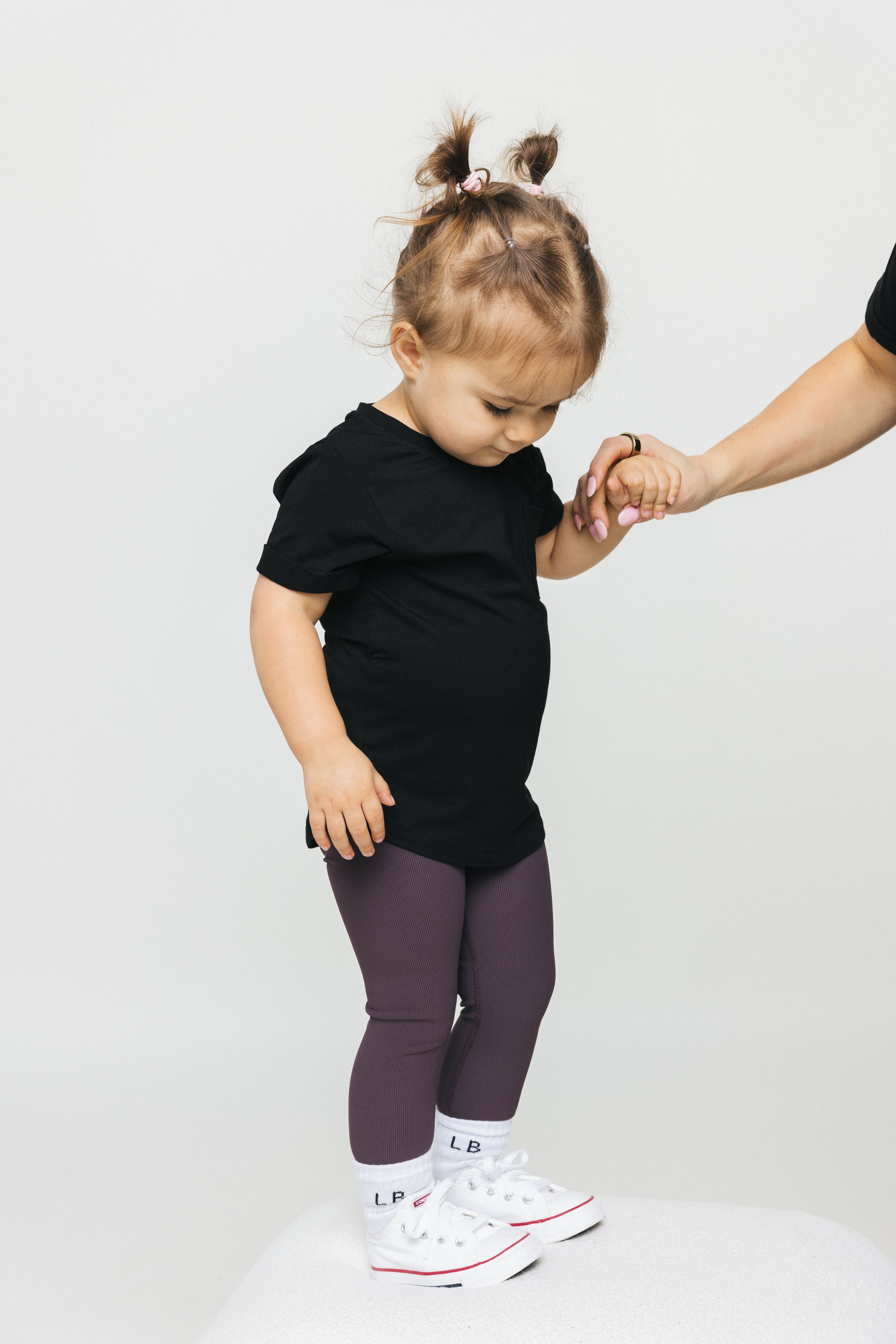 Athletic Ribbed Legging - Plum