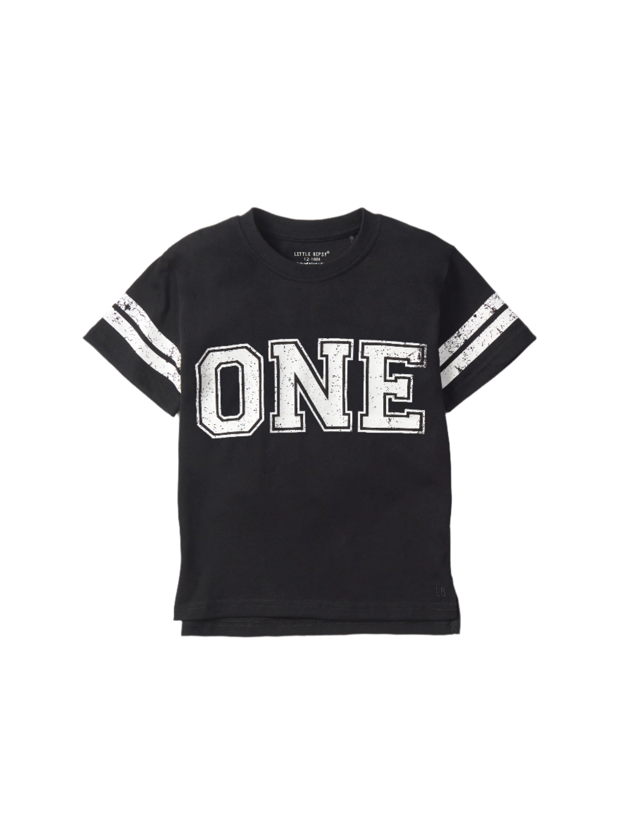 Varsity 1st B-Day Elevated Tee - Black