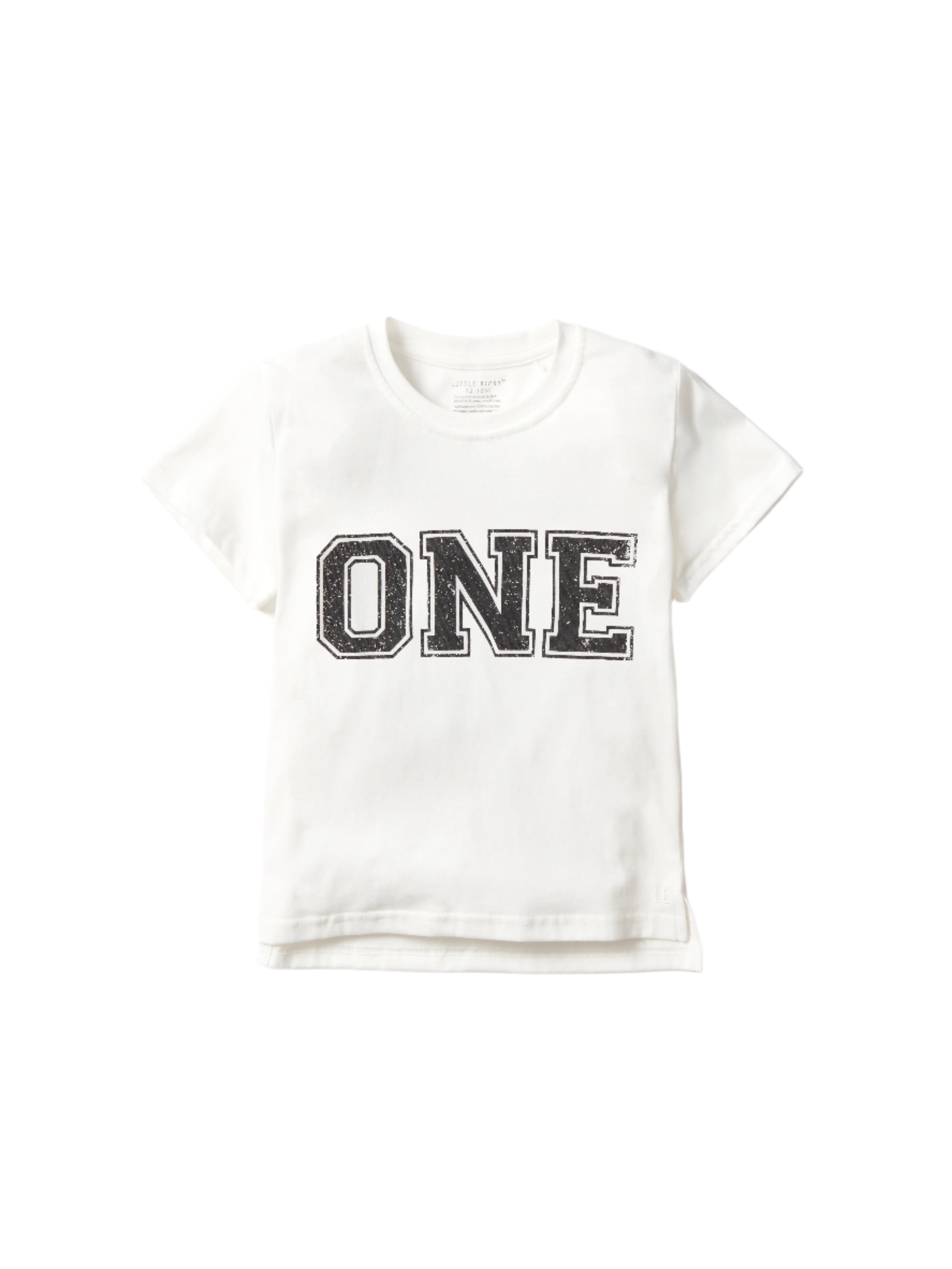 1st B-Day Elevated Tee - White