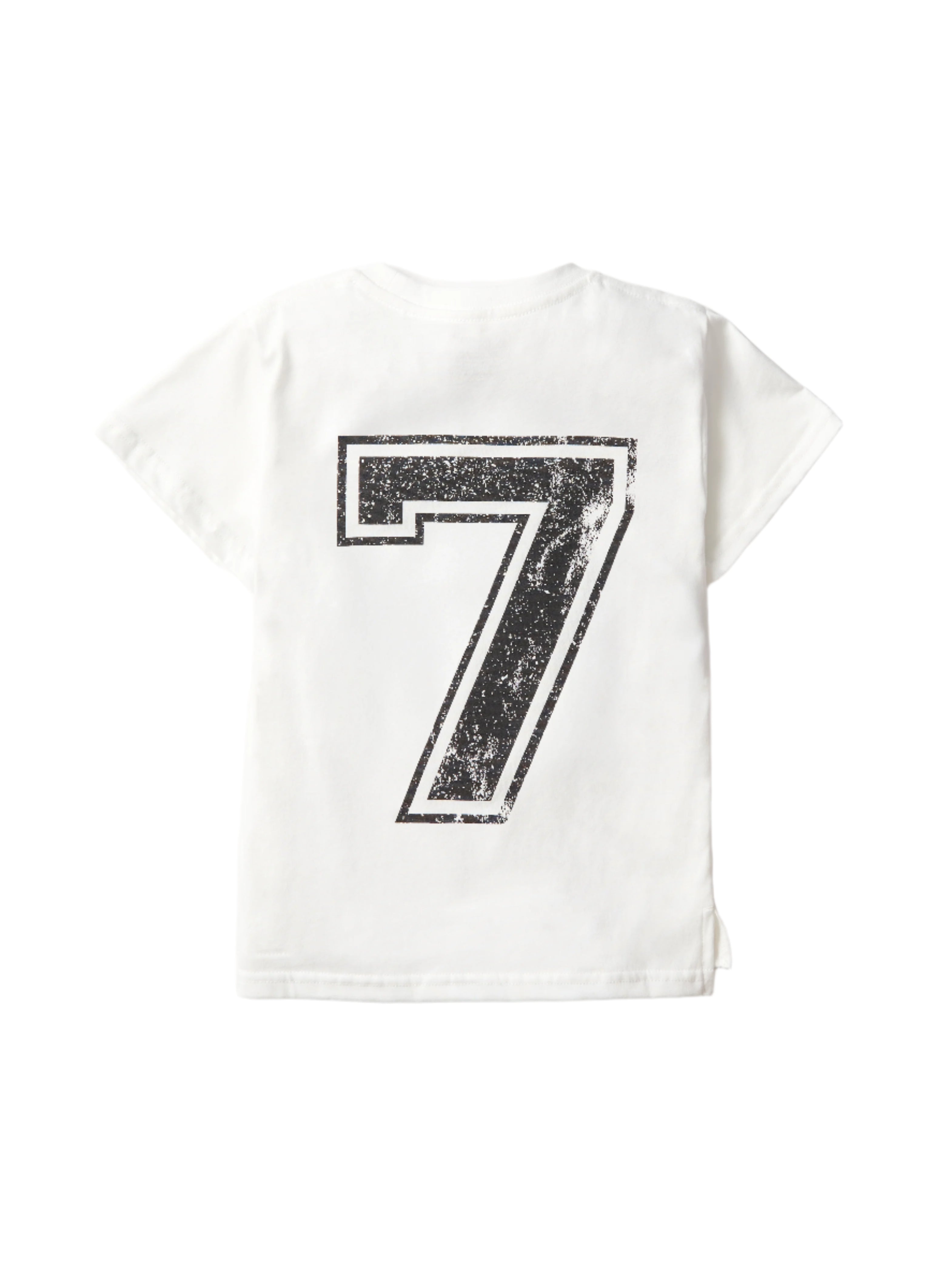 7th B-Day Elevated Tee - White