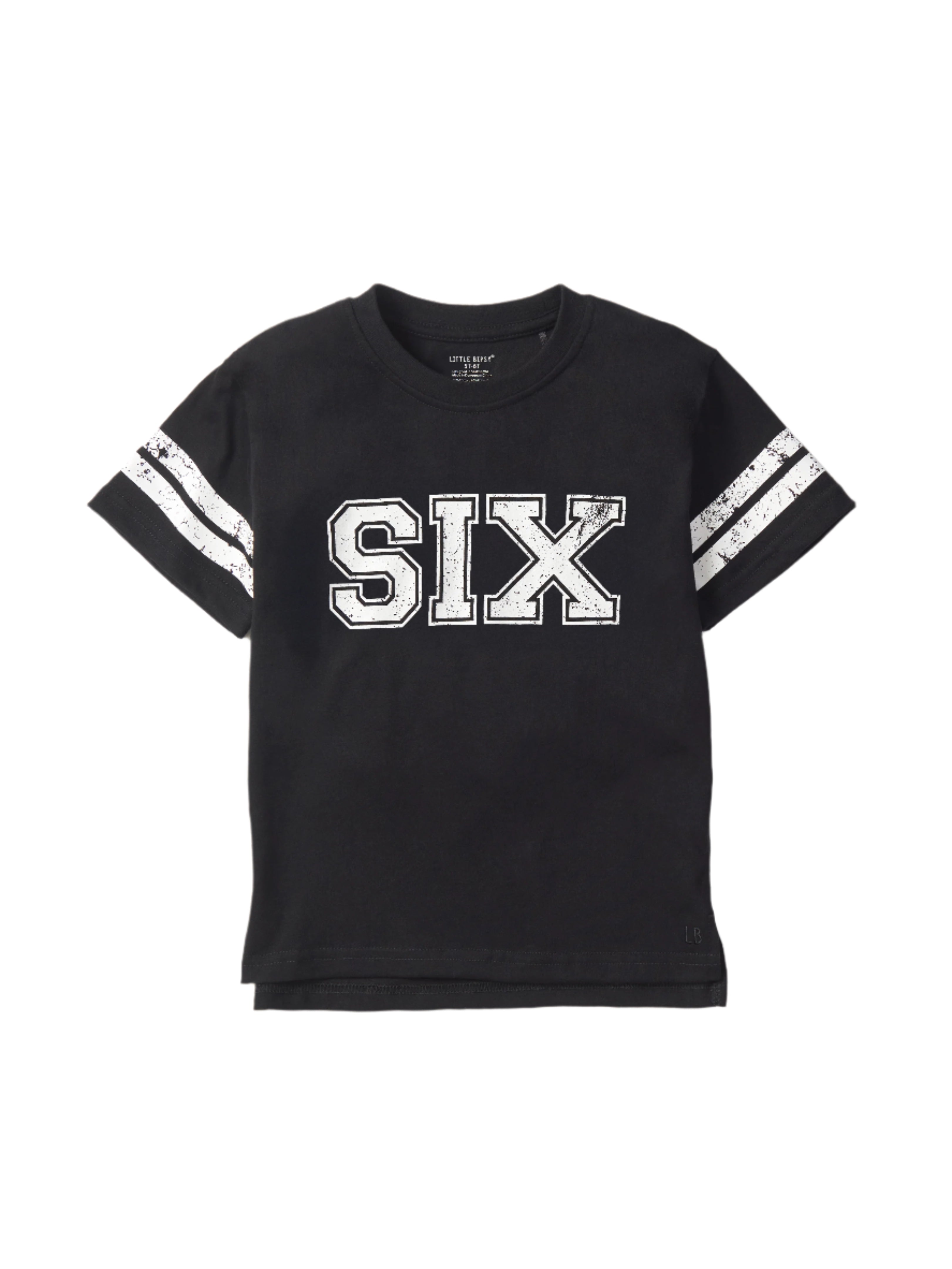 Varsity 6th B-Day Elevated Tee - Black