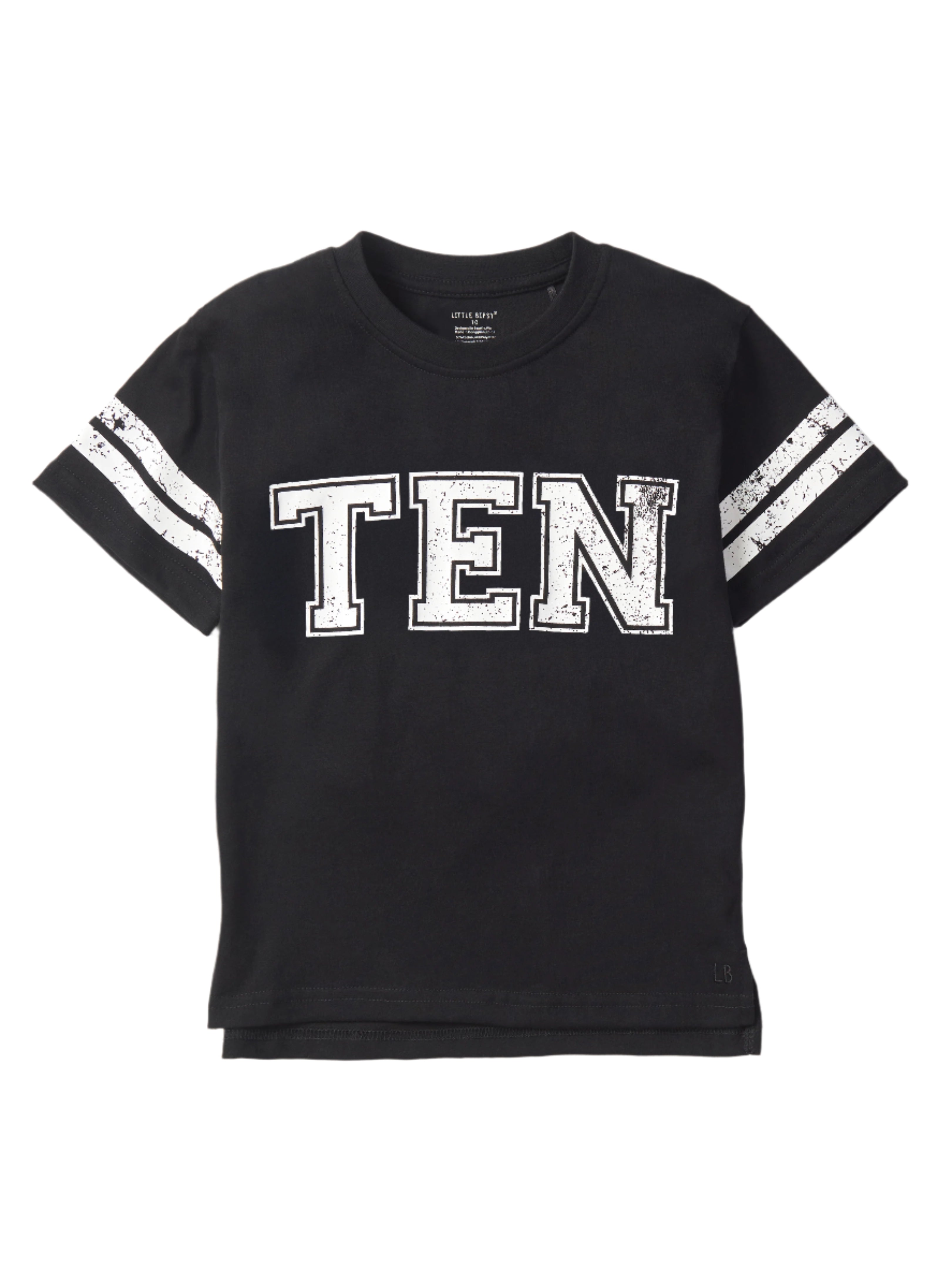 Varsity 10th B-Day Elevated Tee - Black