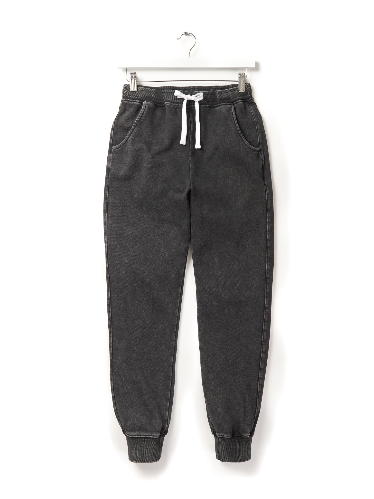 Adult Acid Wash Jogger - Black