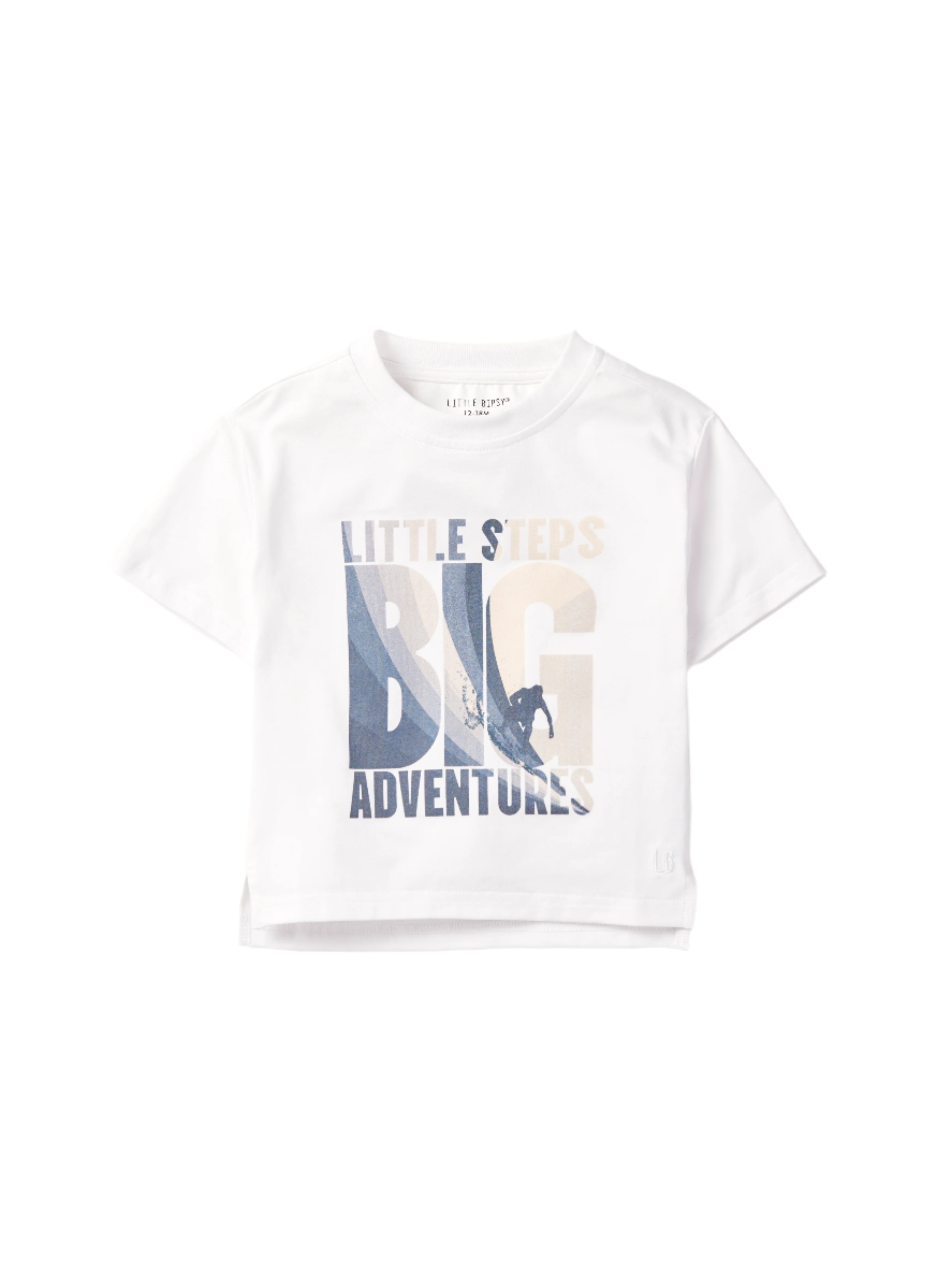 Little Steps, Big Adventures Waves Tee